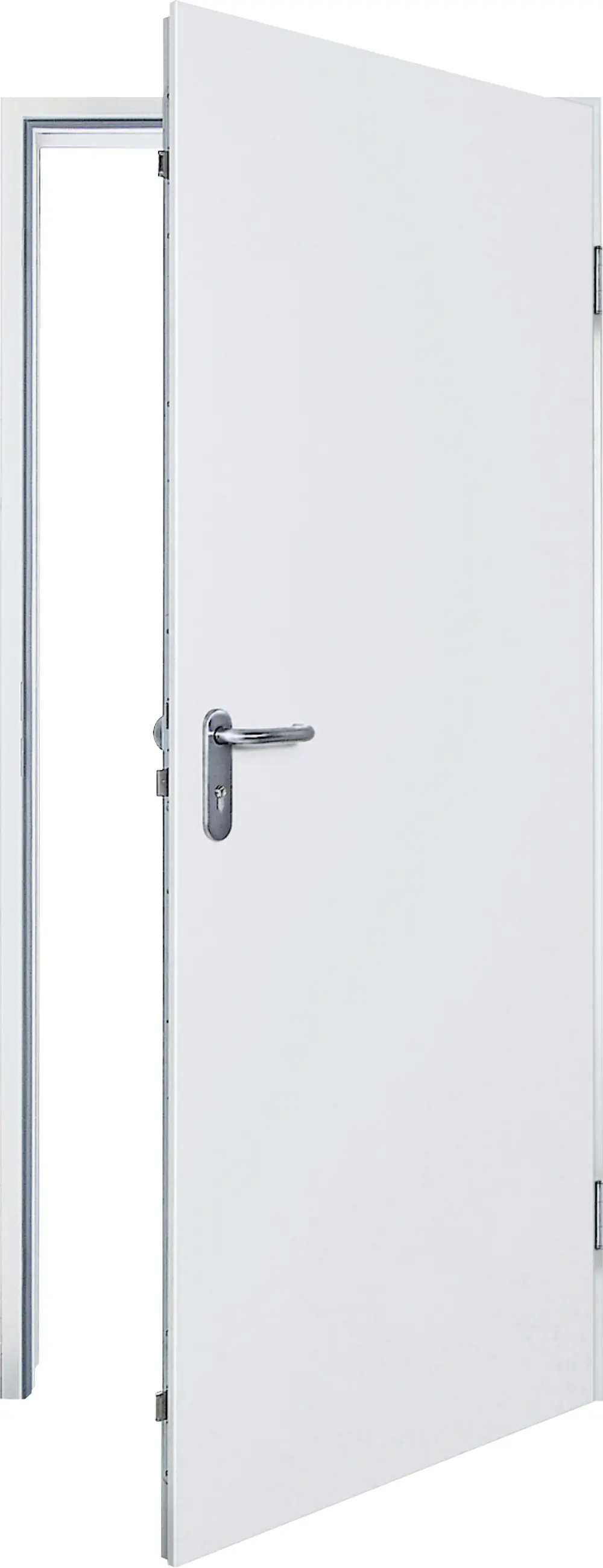 Hörmann Sicherheitstür KSI 40 RC2 verkehrsweiß 75 x 187,5 cm DIN rechts