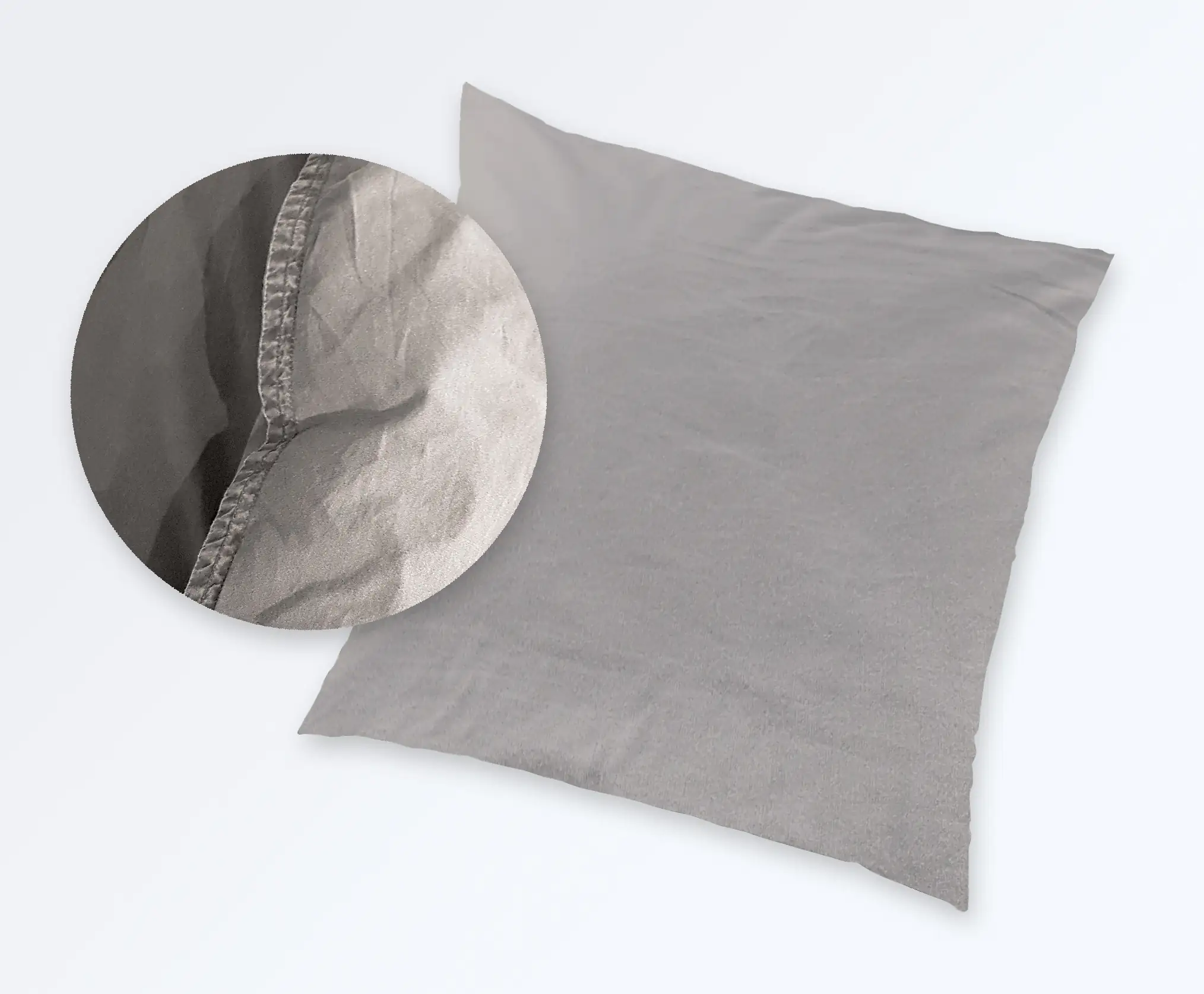 4002895107839 Vario Kissenbezug Renforce Stone Washed kitt, 40 x 40 cm