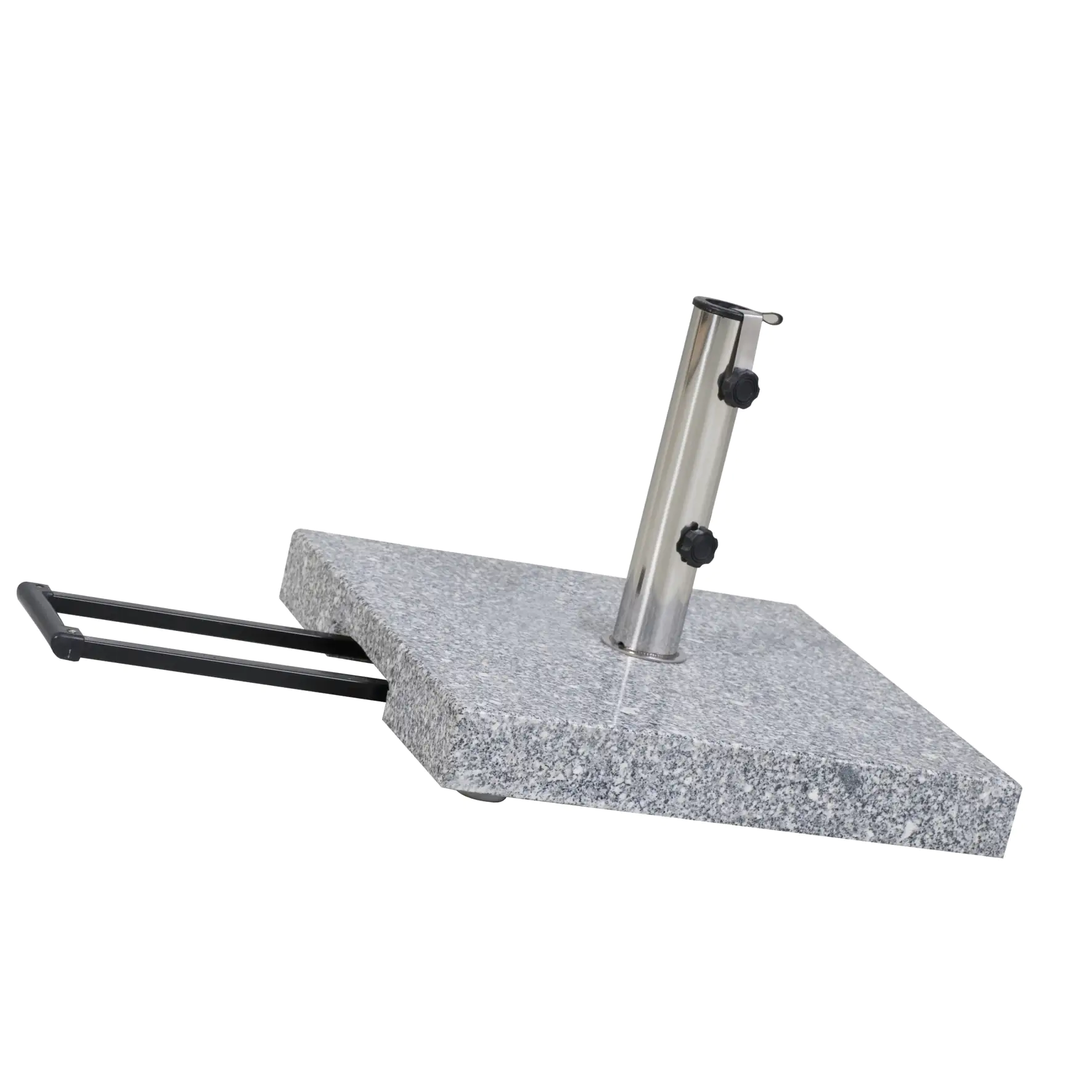 Siena Garden Granitständer Trolley eckig 45 kg, mit Trolley-Auszug u.Rollen