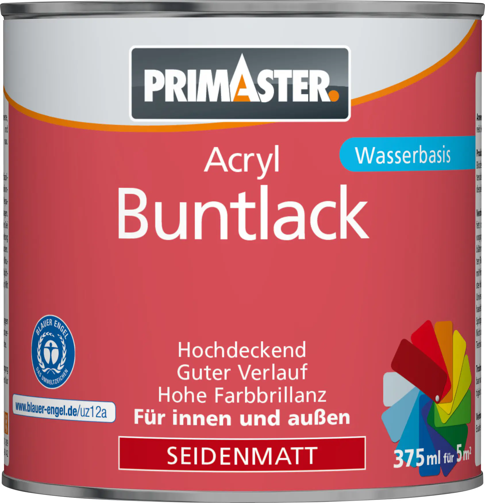 Primaster Acryl Buntlack RAL 7035 375 ml lichtgrau seidenmatt