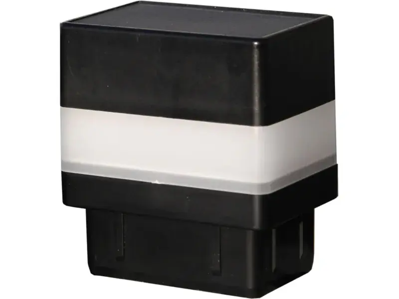 Floraworld Pfostenkappen LED-Solar für 6 x 4 cm Pfosten anthrazit - 2 Stück