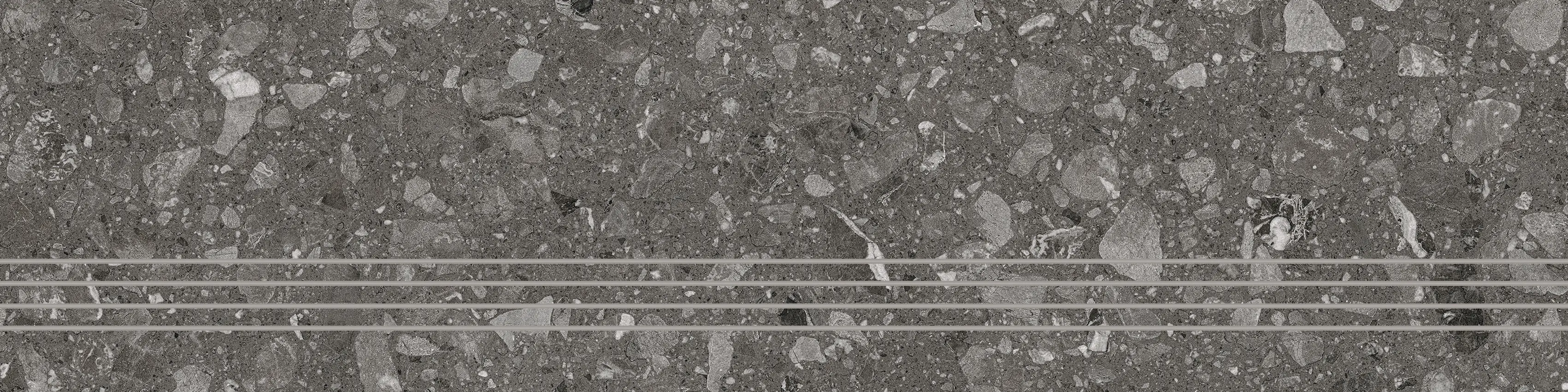 Treppenfliese Terra 30 x 120 cm anthrazit
