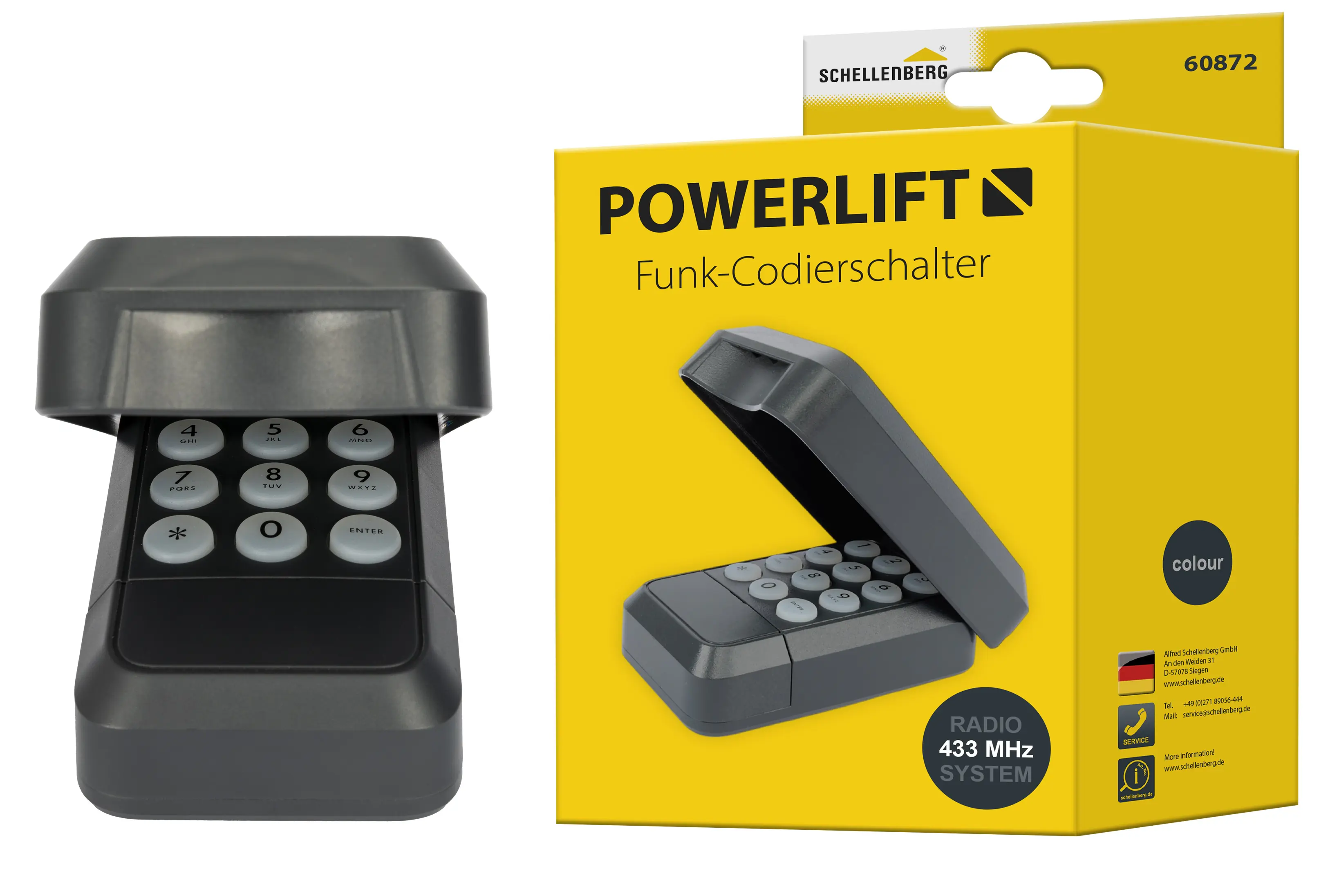 Schellenberg Funk-Codetaster Powerlift für Garagentore