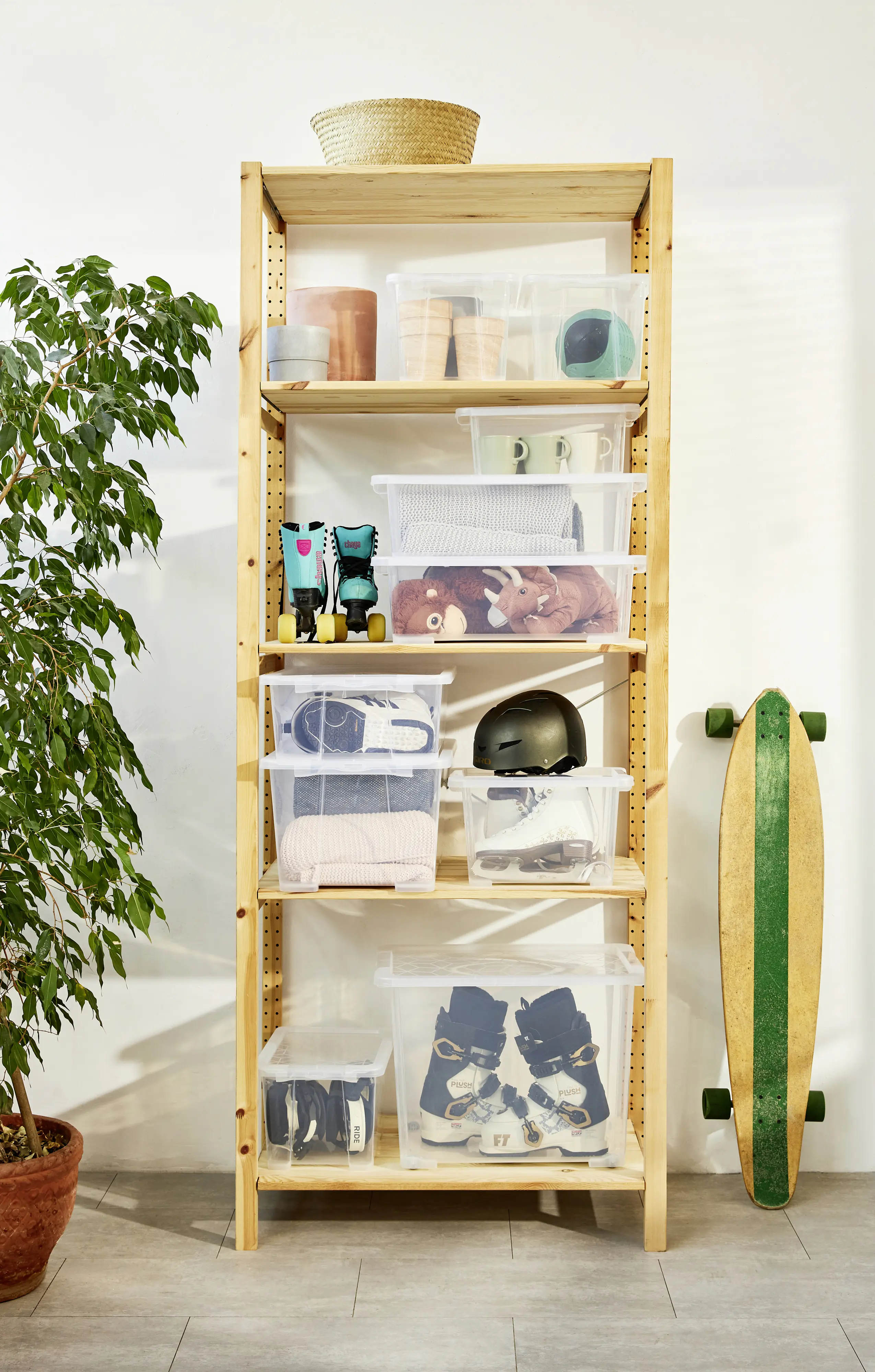 Rotho Aufbewahrungsbox EVO Easy 4 L transparent 27 x 17,2 x 12,8 cm