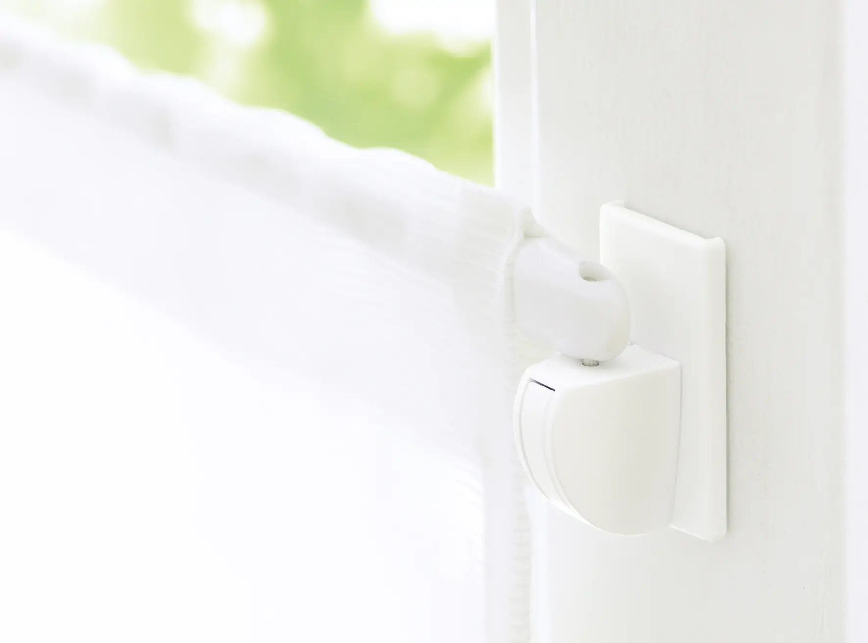 tesa Gardinenhaken Powerstrip 4er-Set, weiß