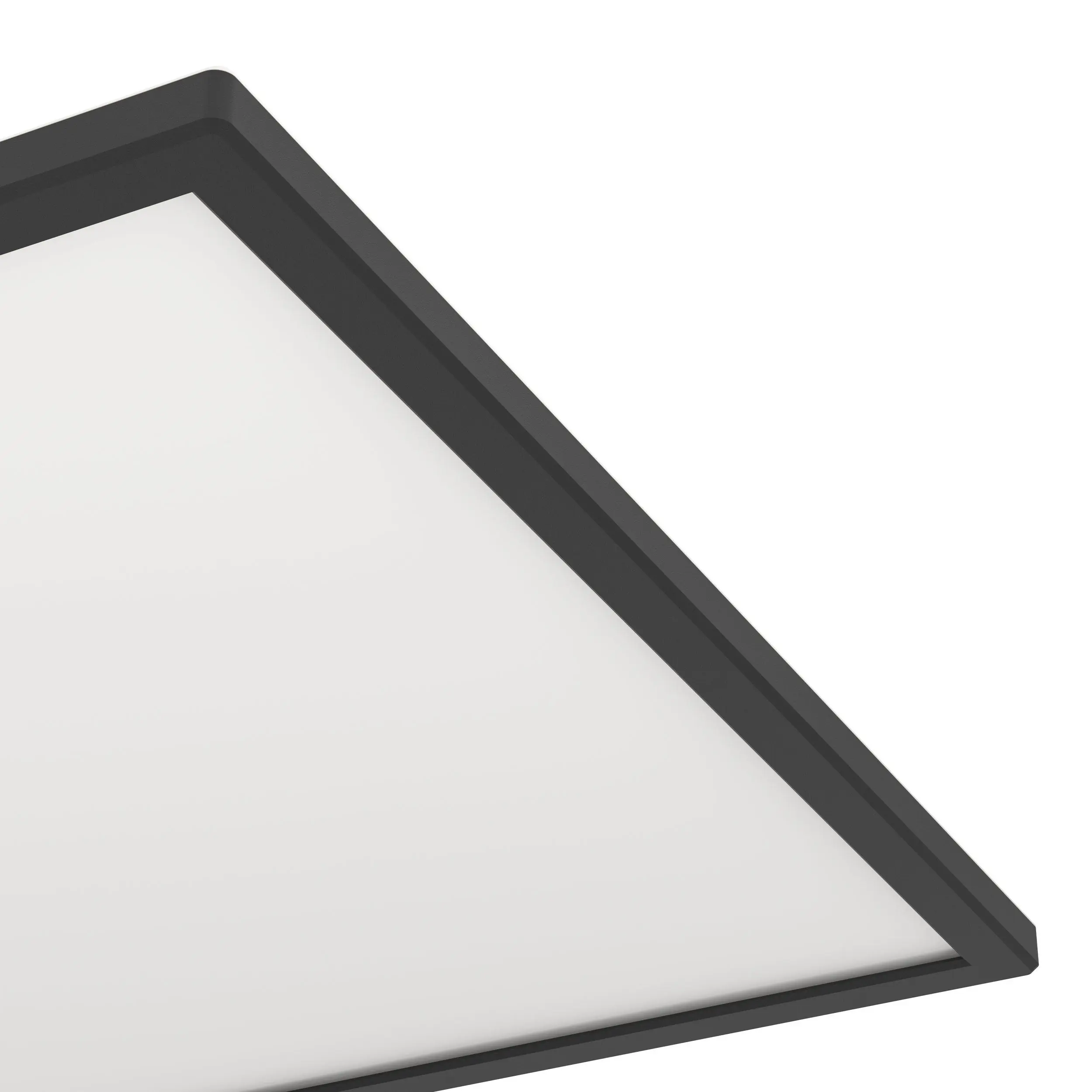 Eglo LED Deckenleuchte Rovito-R schwarz 50 x 50 cm warmweiß-kaltweiß dimmbar