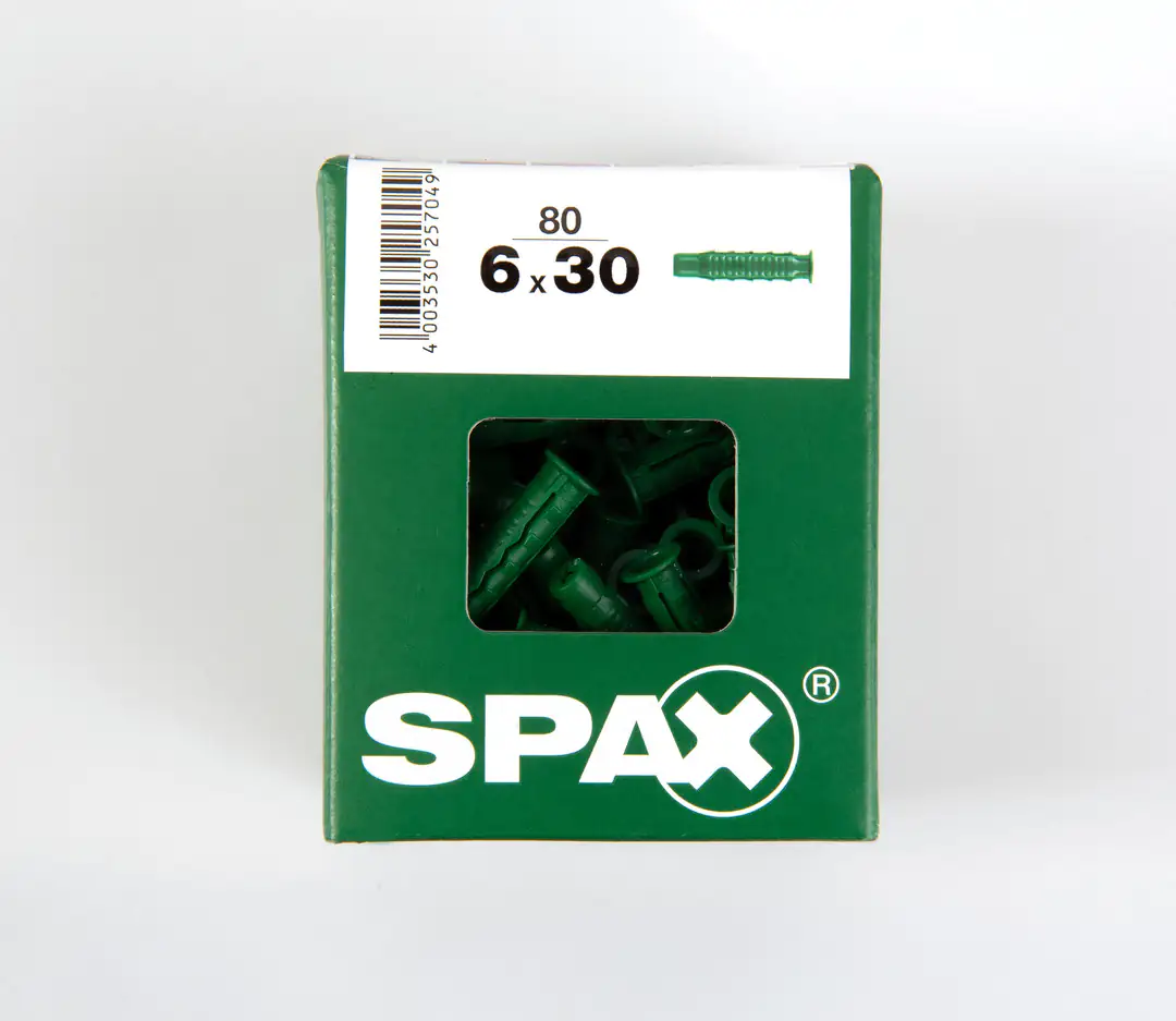 Spax Spreizdübel 6.0 x 30 mm - 80 Stück Spax Spreizdübel 6.0 x 30 mm - 80 Stück