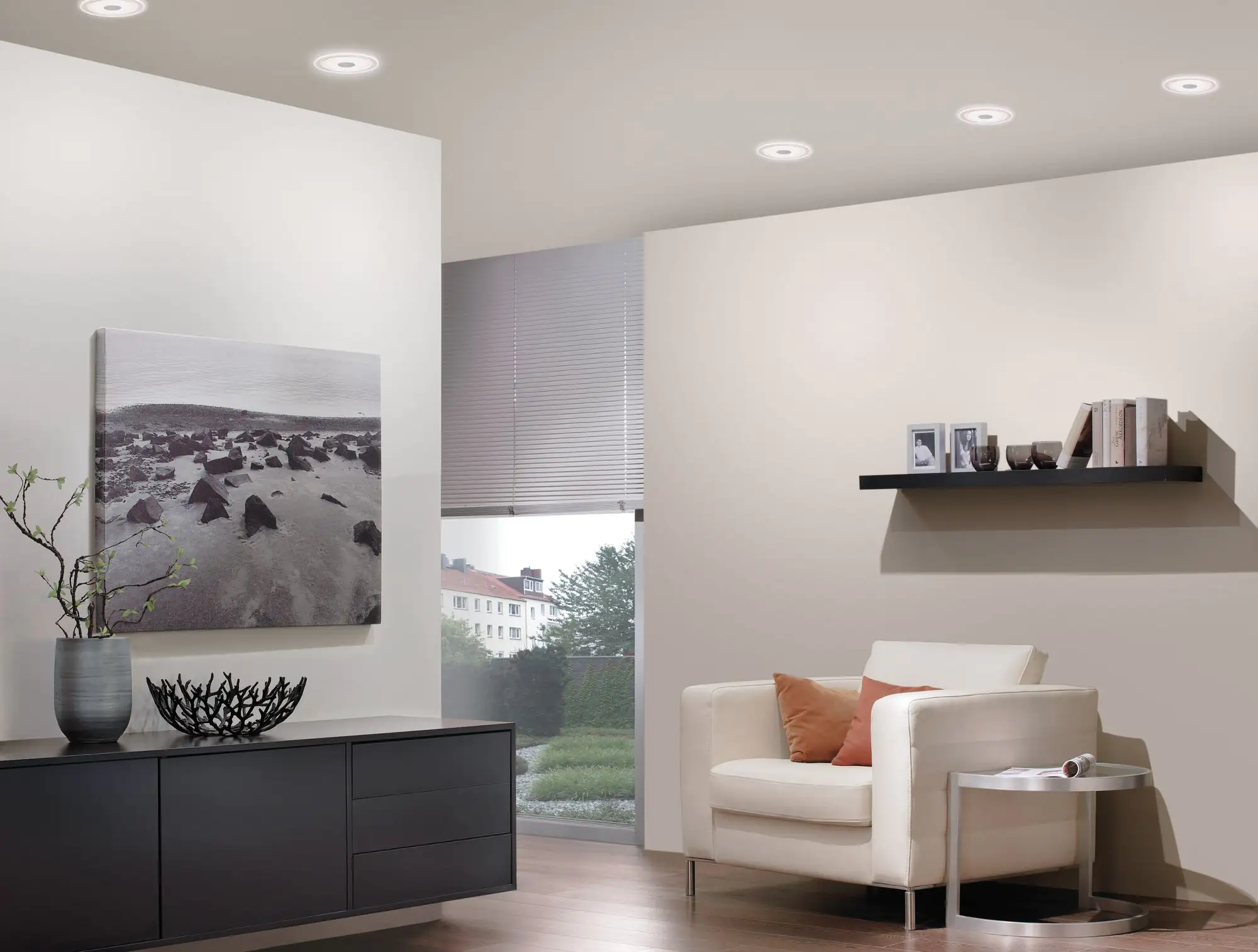 4000870929070_2 Paulmann LED Einbauleuchtenset Whirl alu satin rund 5,5 W 3er Set