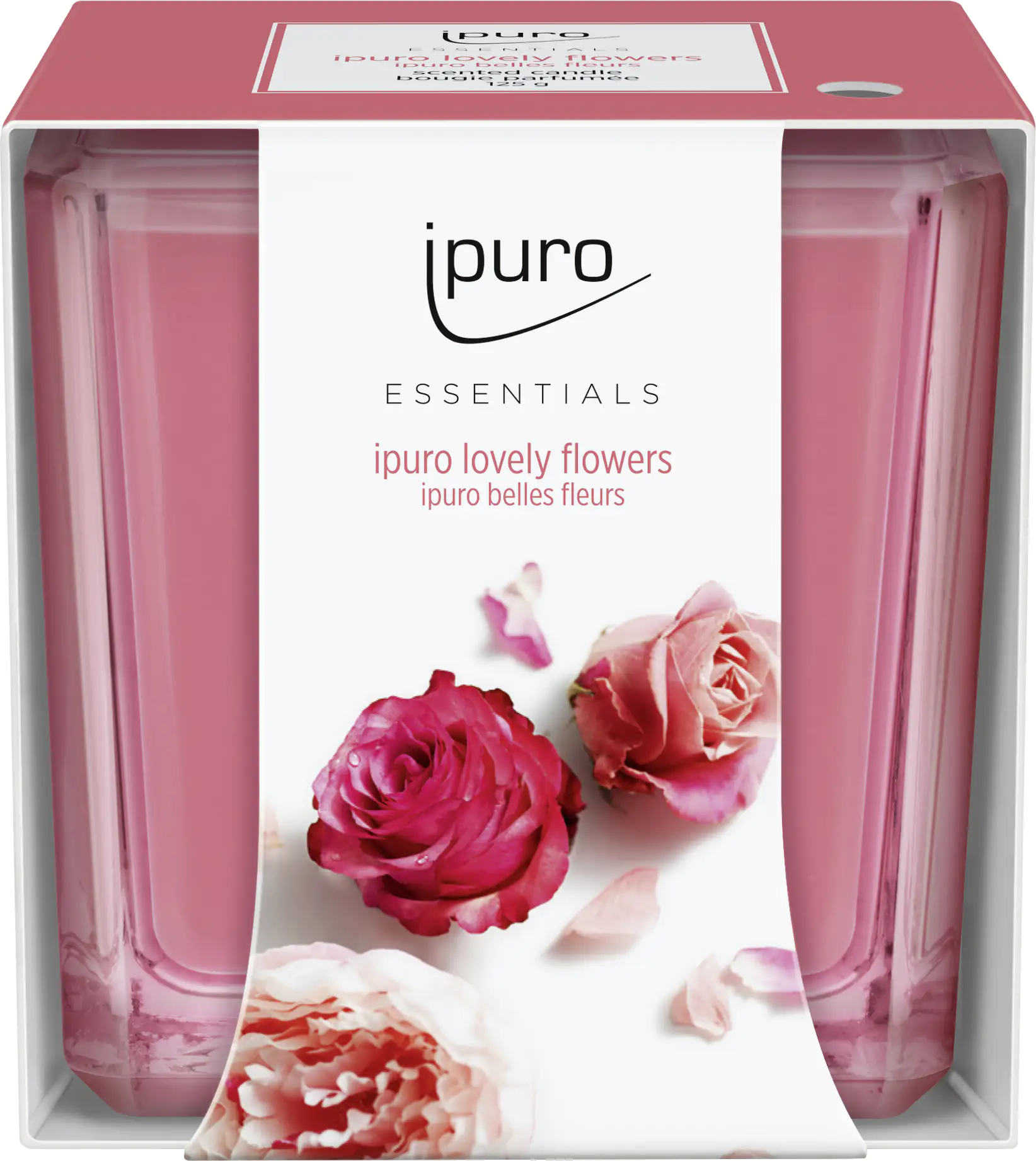 ipuro ESSENTIALS Duftkerze Lovely Flowers 125 g