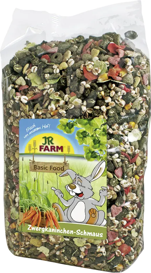 4024344136696 JR Farm Nagerfutter Zwergkaninchen Schmaus 2,5 kg