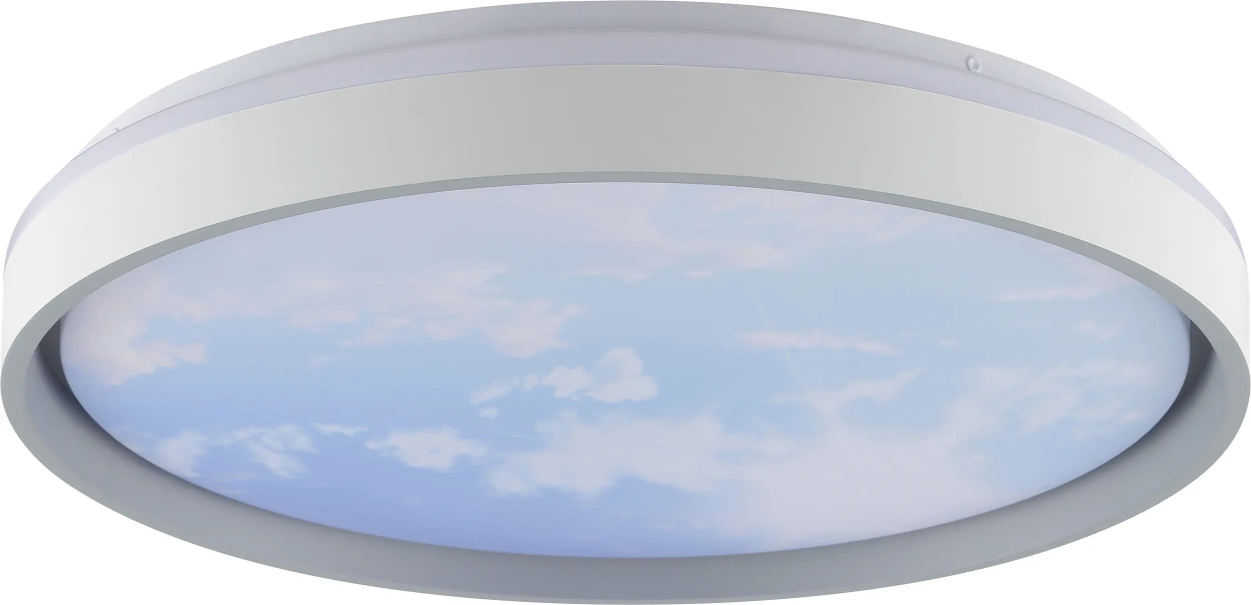 Brilliant LED-Deckenlampe Sky-Dream Ø49 cm metall grau CCT