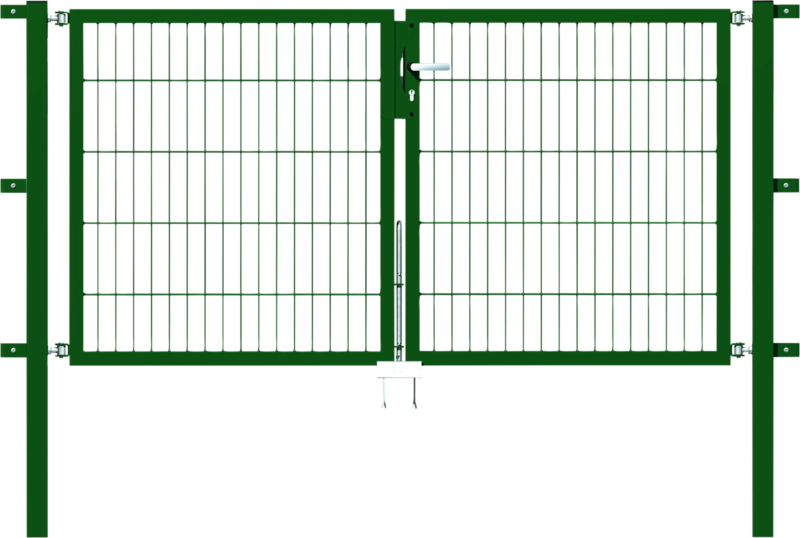 Alberts Stabgitter Doppeltor Flexo 200 x 100 cm 6/5/6 grün zE