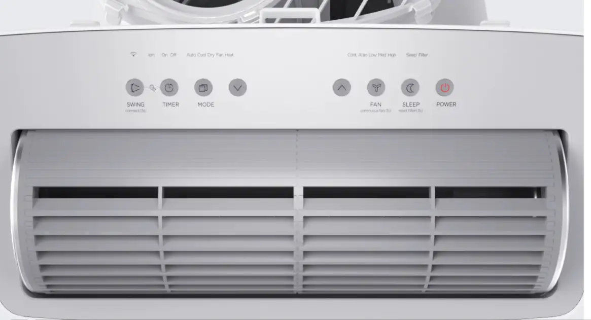 4048164108268_3 Midea Mobiles Klimagerät Real Cool 35 12.000 BTU / h, 43 m², Wifi