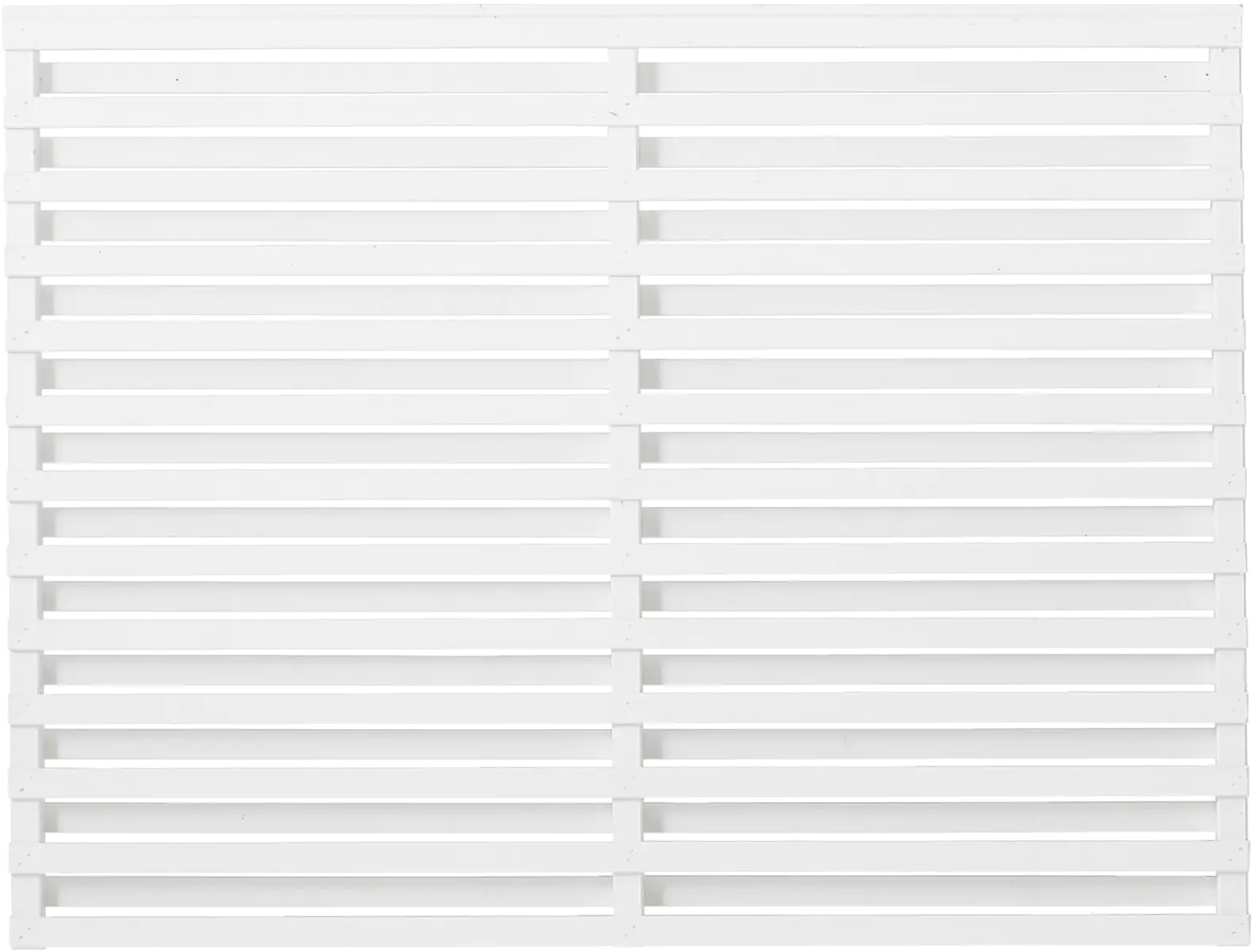 Plus Zaun Osaka 180 x 136 cm RAL 9010 Weiß