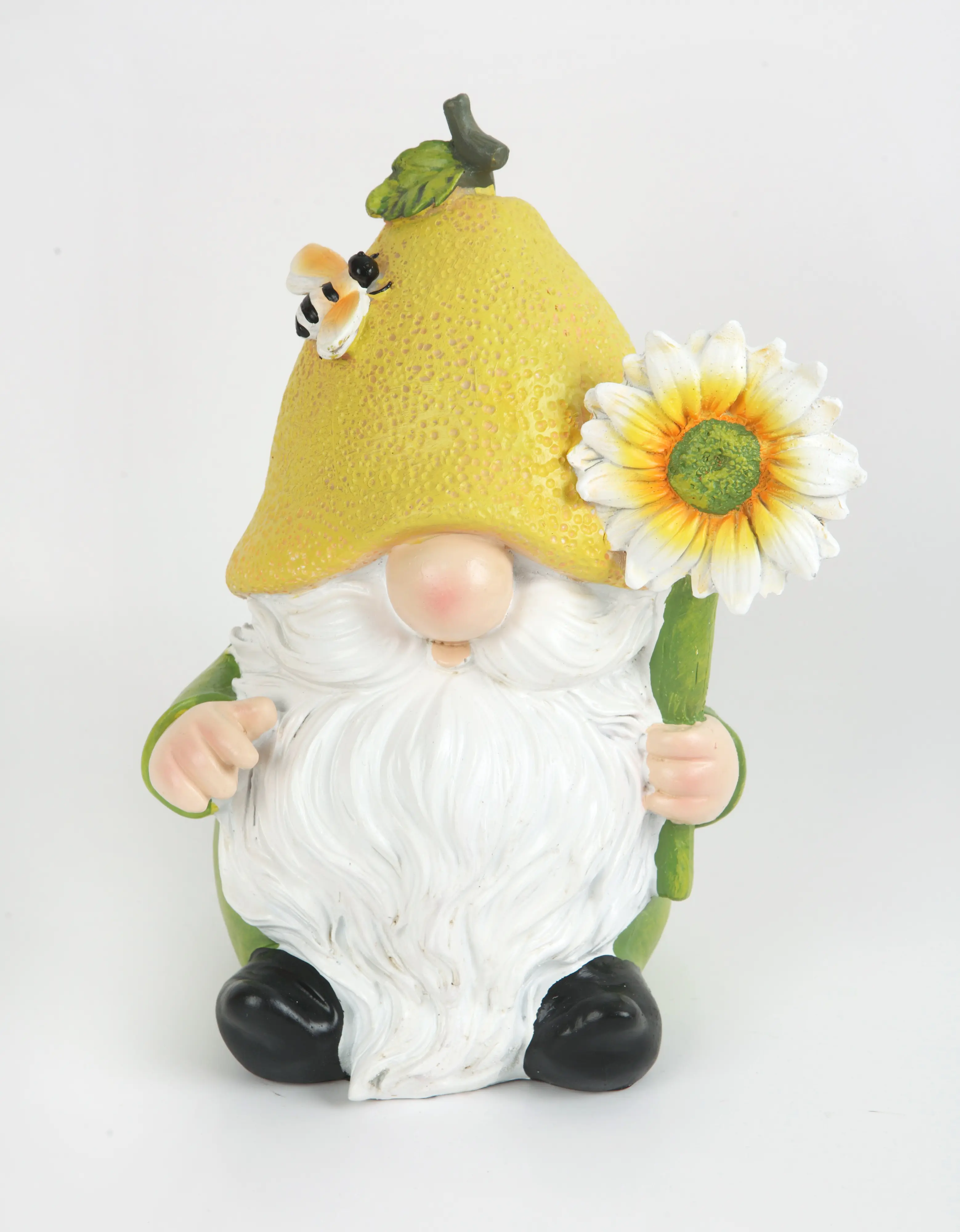 TrendLine Dekofigur Polyresin Zwerg 26 x 14 x 19 cm gelb