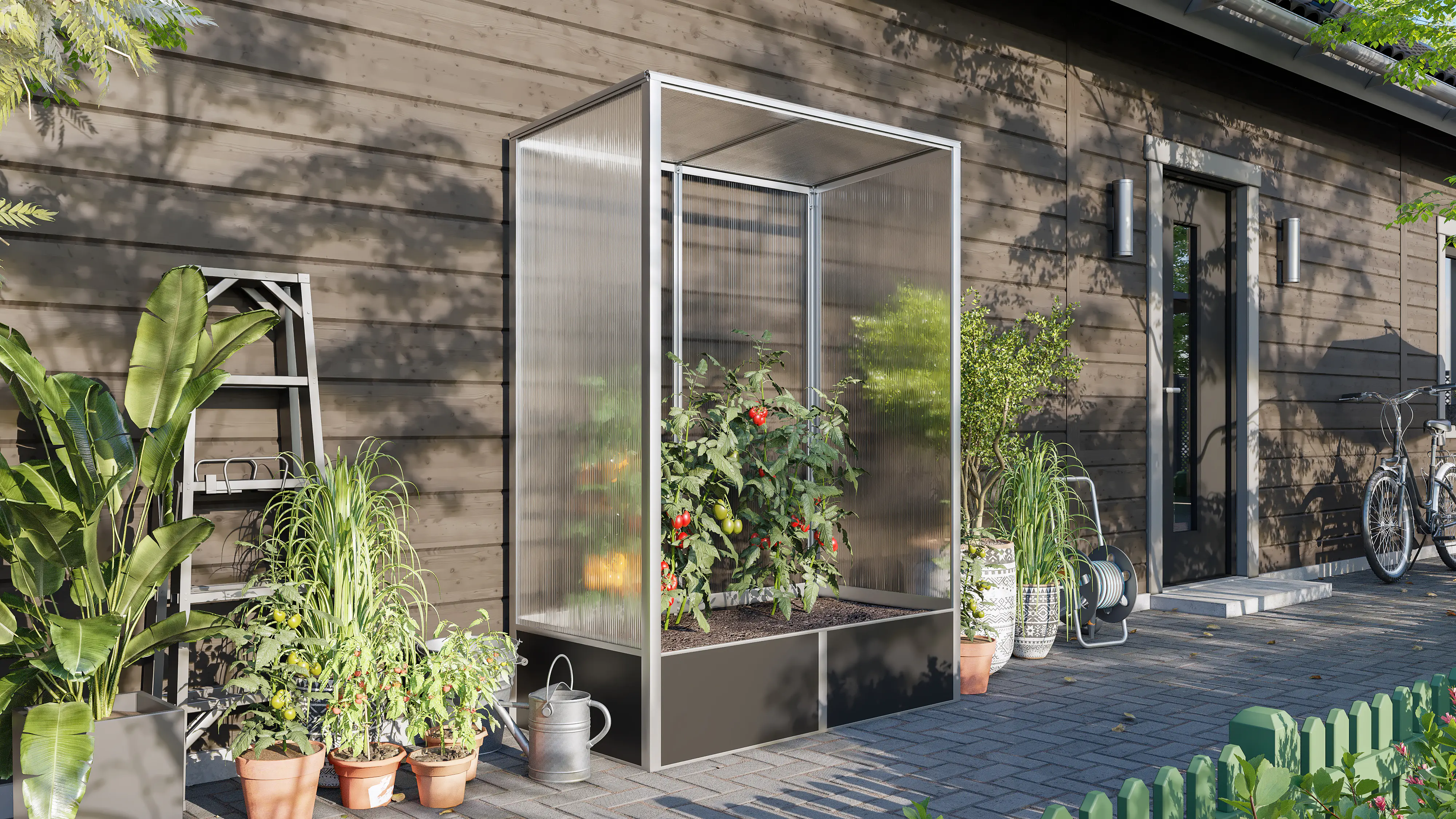 Vitavia Tomatenhaus Napoli 900 HKP 4 mm alu 131 x 68 cm