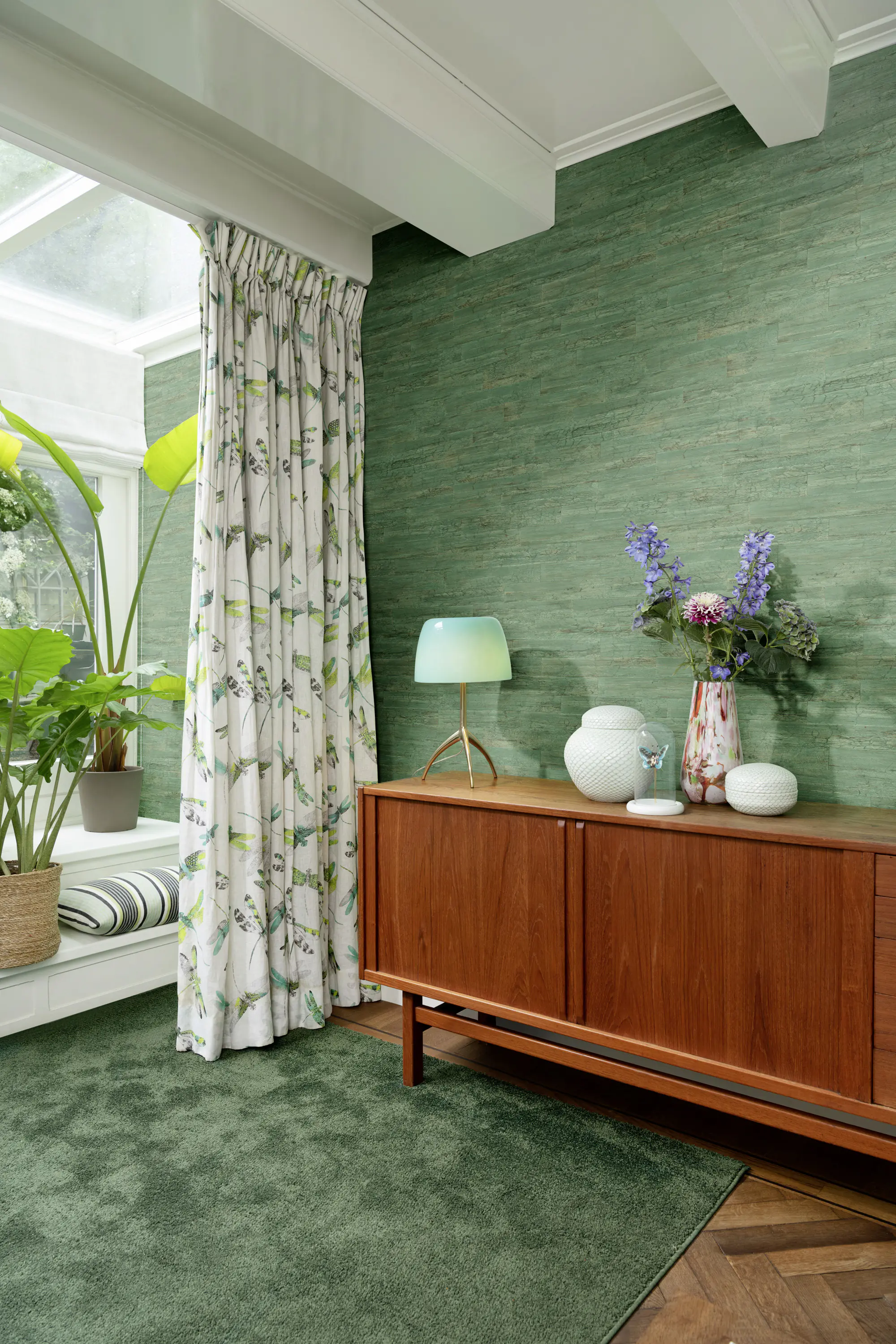 Rasch Vliestapete 537048 Grün-Dunkelgrün Muster & Motive 10,05 m x 0,53 m