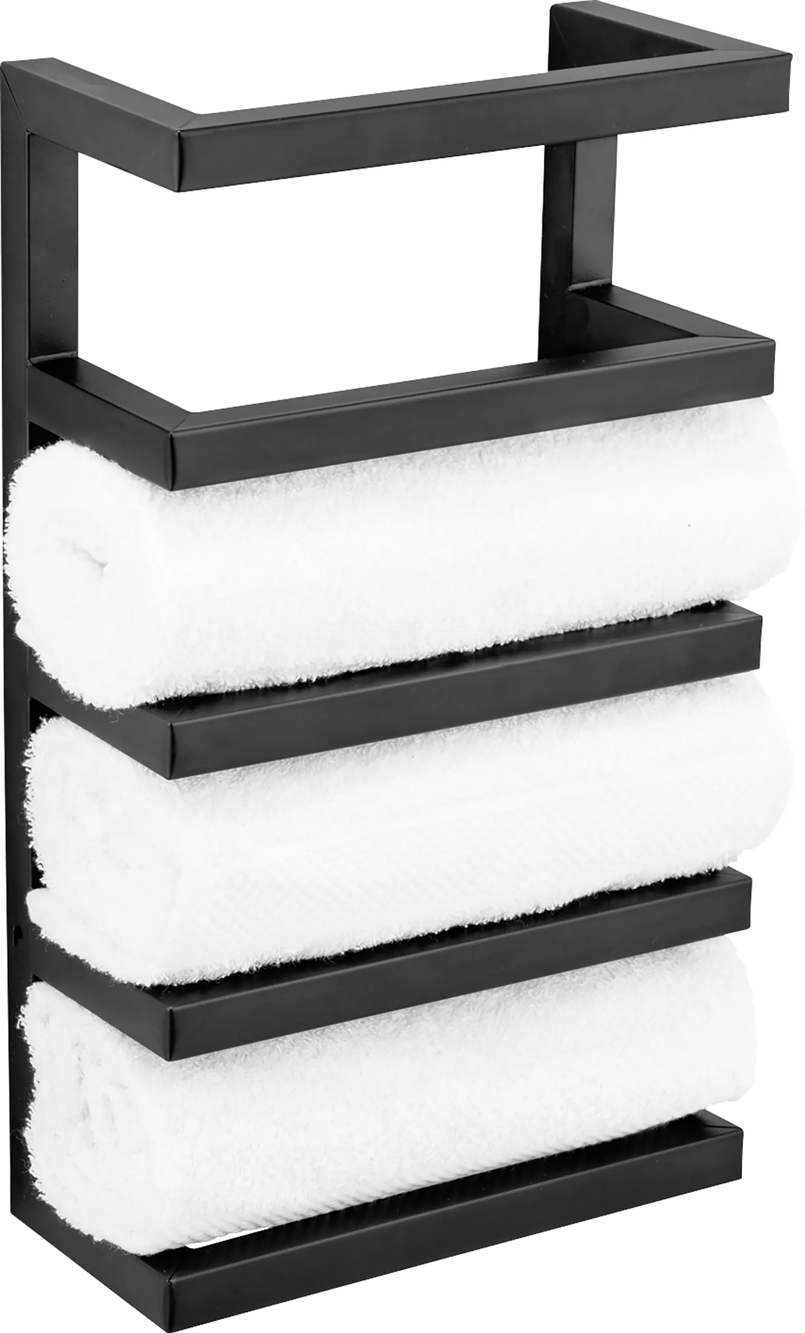 Wenko Wandregal Fondiro Stahl schwarz