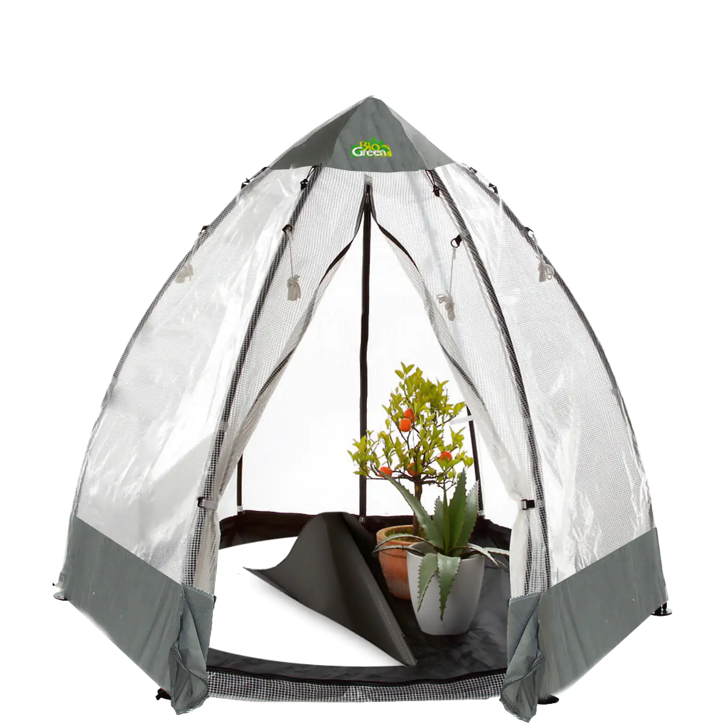 Bio Green Überwinterungszelt Tropical Island L Ø 240 x 200 cm Bio Green Überwinterungszelt Tropical Island L Ø 240 x 200 cm