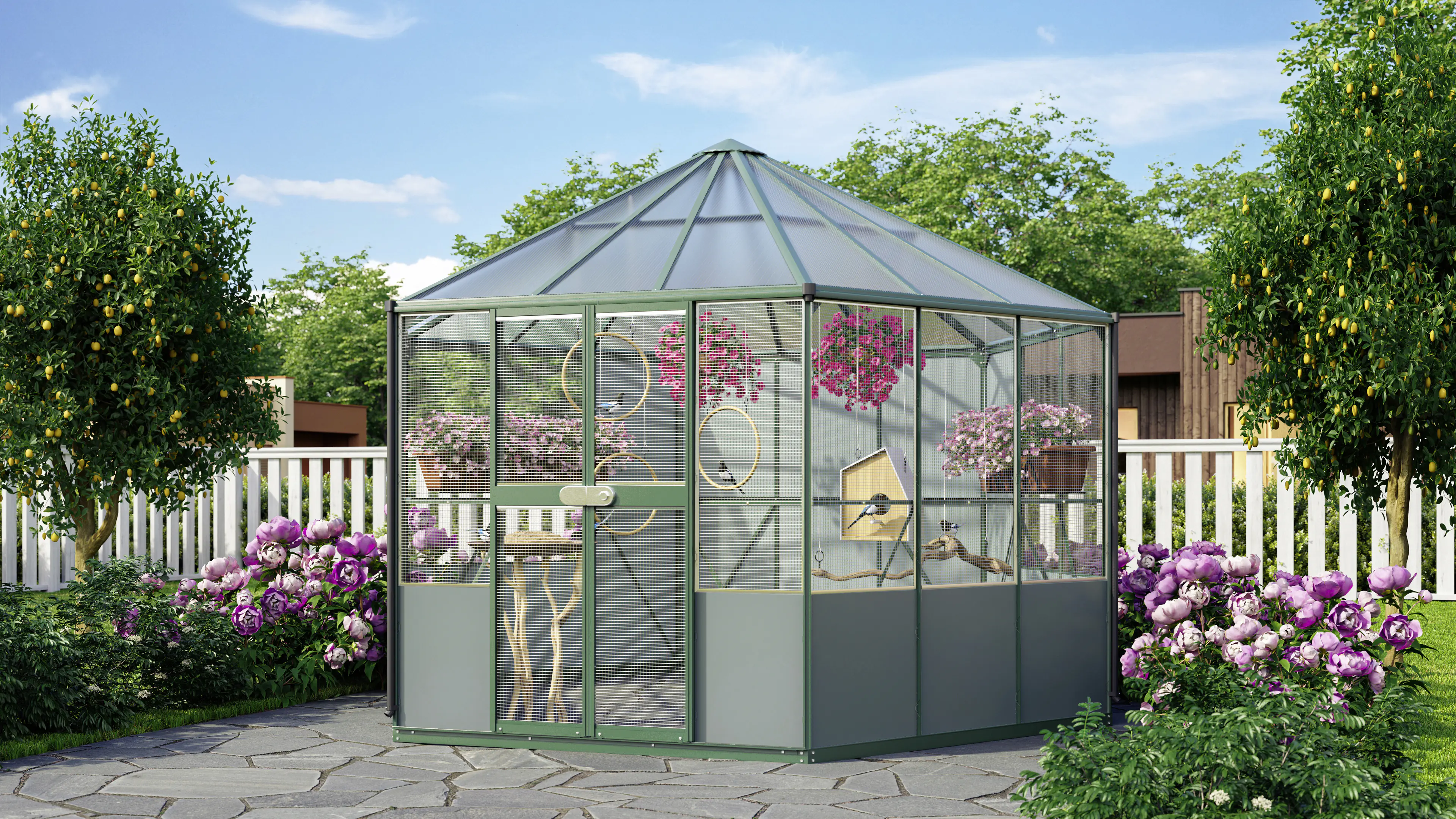 Vitavia Vogelvoliere Circus 9000, smaragd, 9,0 m²