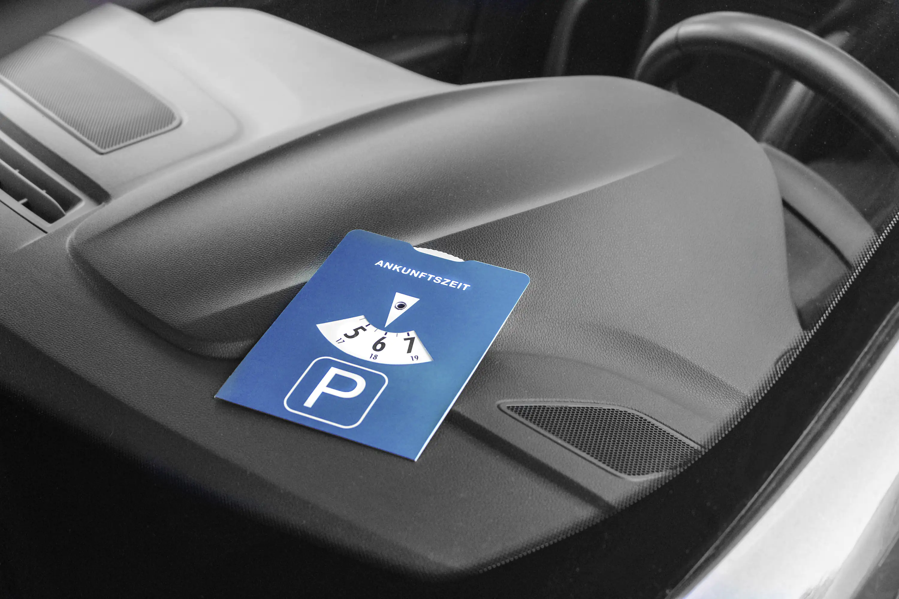 APA Parkscheibe blau Karton APA Parkscheibe blau Karton