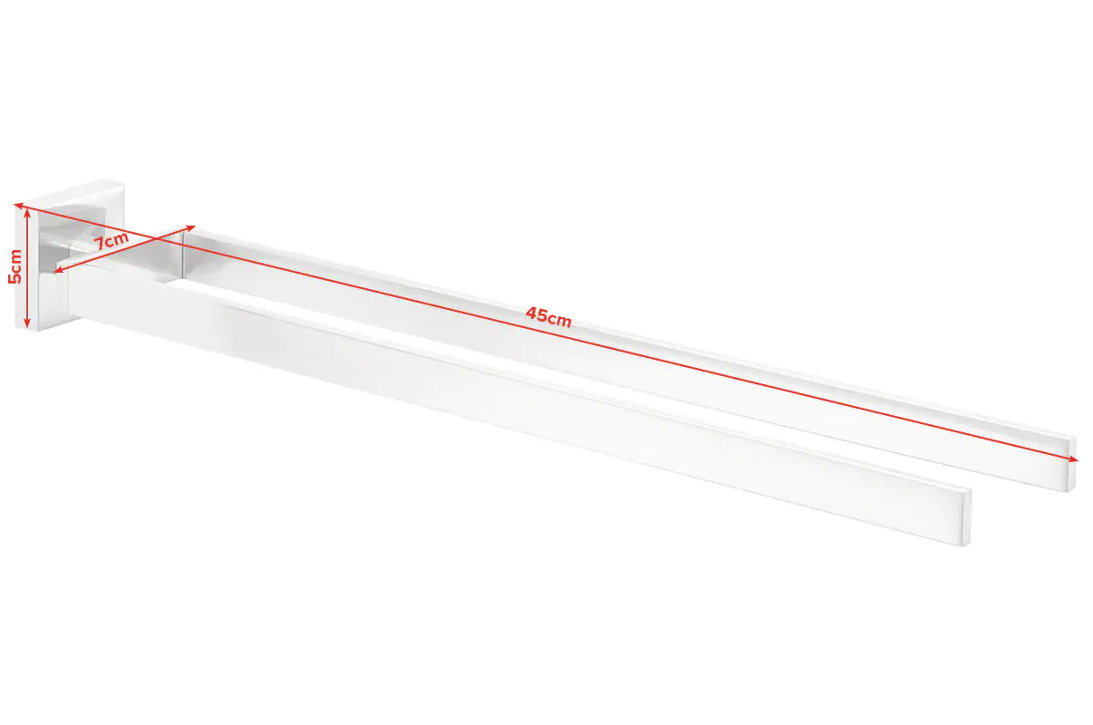 tesa Exxclusiv Handtuchhalter edelstahl zweiarmig tesa Exxclusiv Handtuchhalter edelstahl zweiarmig