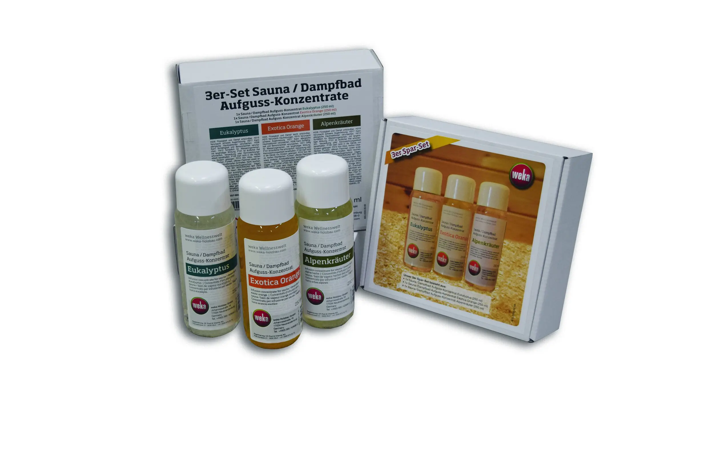 Weka Sauna- und Dampfbadduft 3er-Sparset