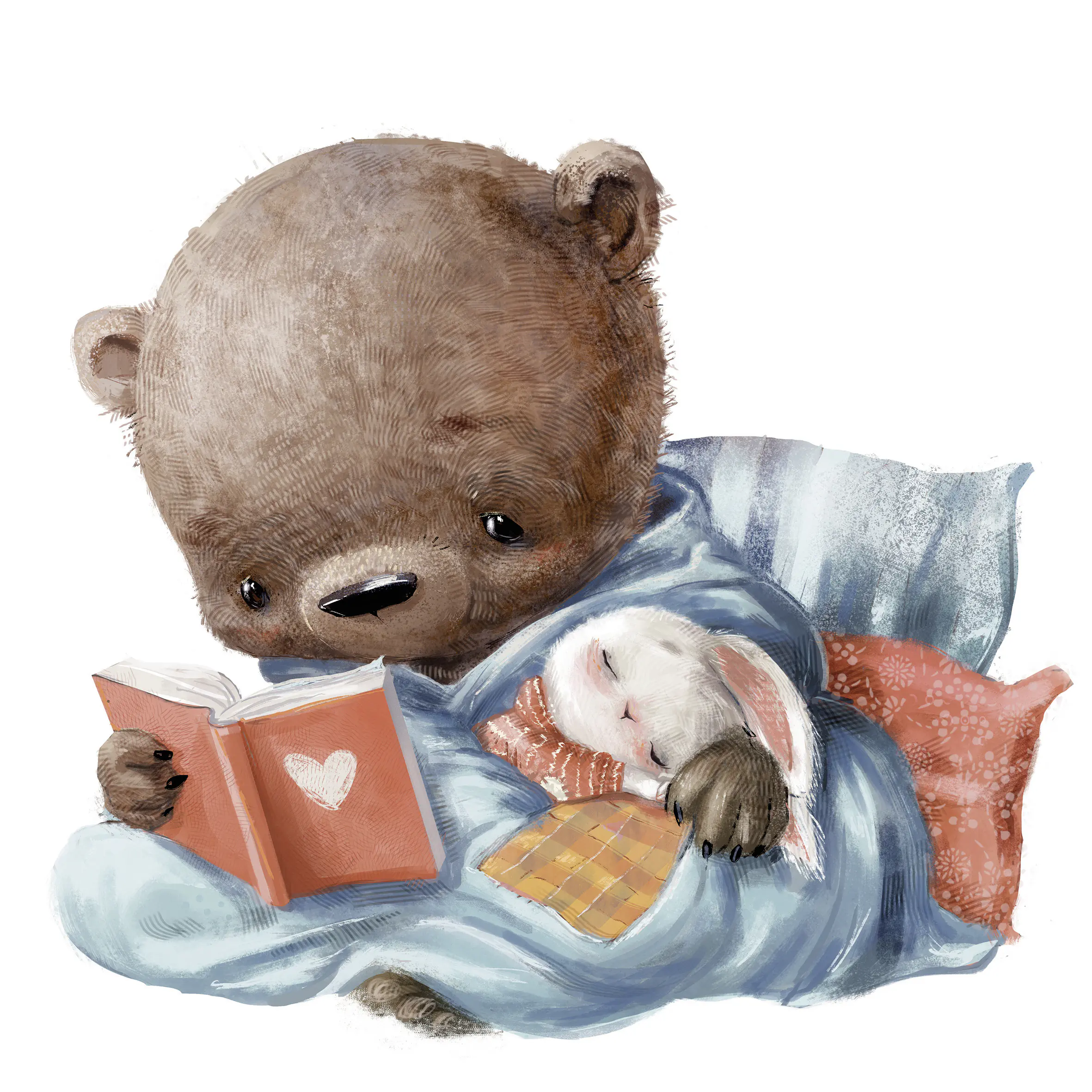 Keilrahmenbild Bär 30 x 30 cm