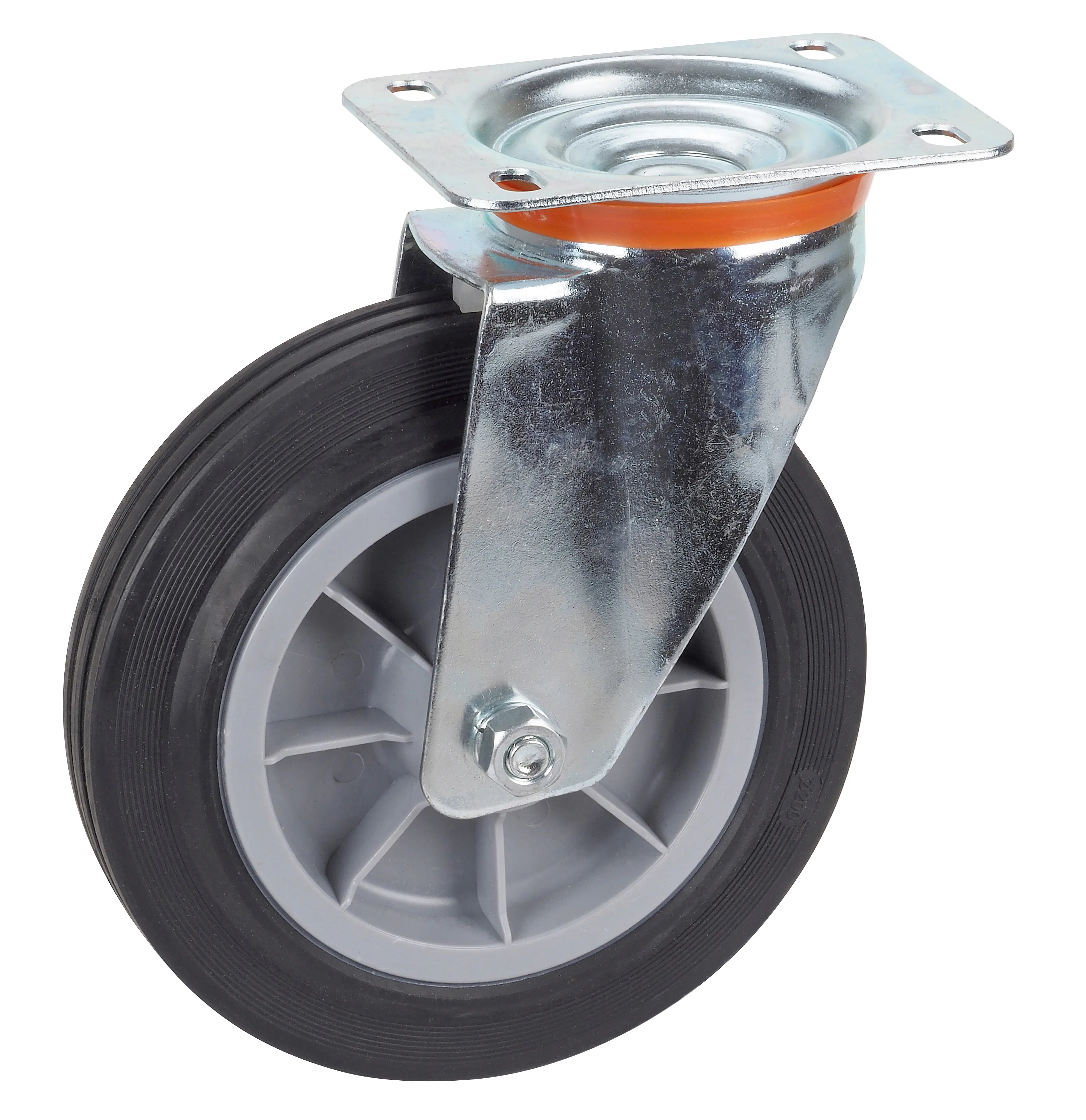 Geräte-Lenkrolle  200 x 46,5 mm Tragkr. 210 kg