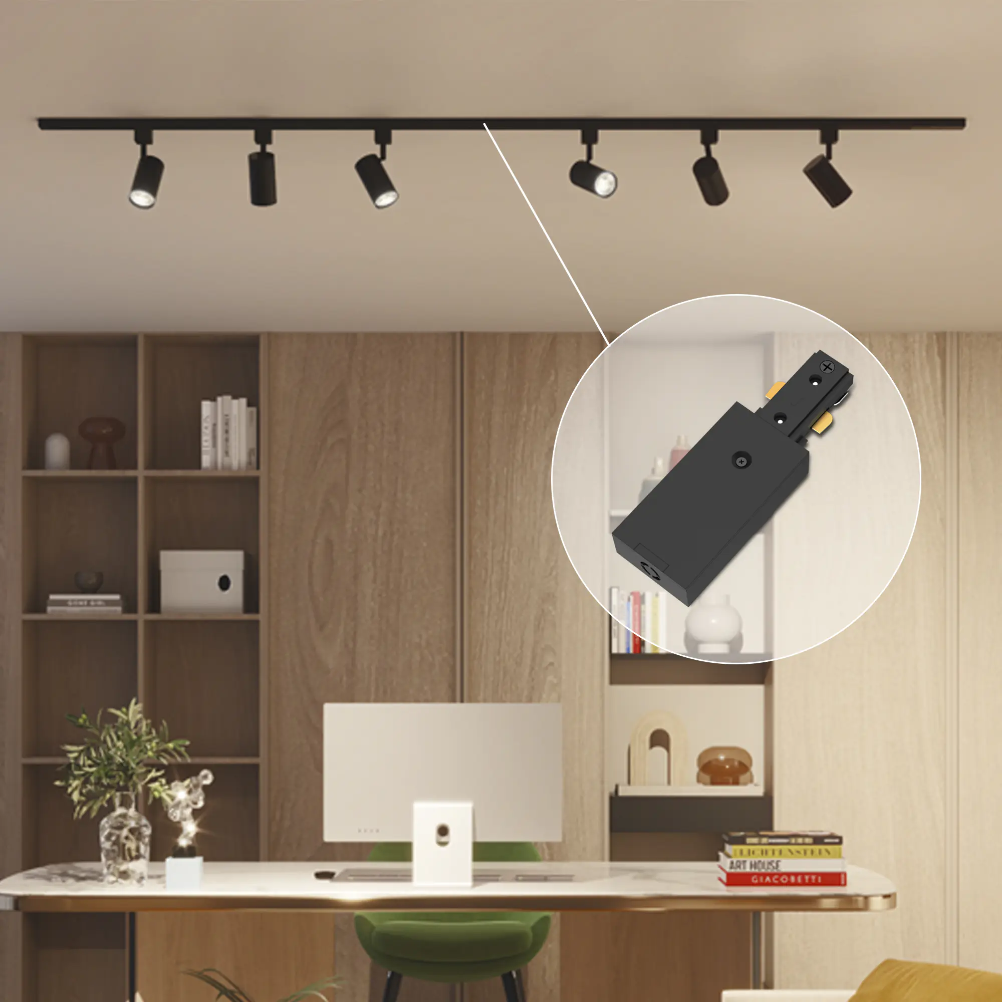 Philips EasyLink Stromverbinder für Schienenleuchte einseitig schwarz Philips EasyLink Stromverbinder für Schienenleuchte einseitig schwarz