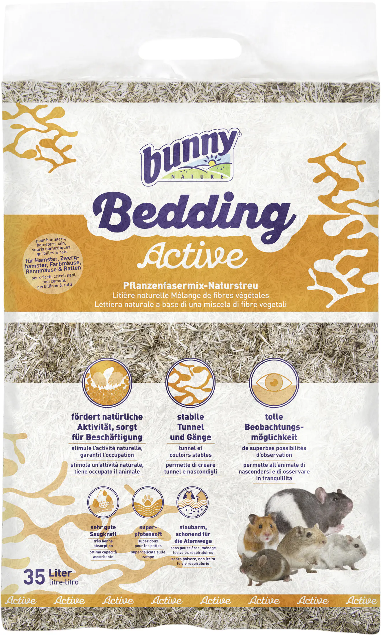 bunny Bedding Active 35l für Nager bunny Bedding Active 35l für Nager