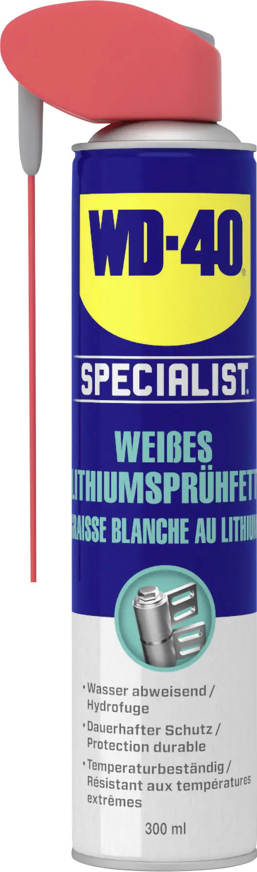 WD-40 Specialist weißes Lithiumsprühfett 300ml WD-40 Specialist weißes Lithiumsprühfett 300ml