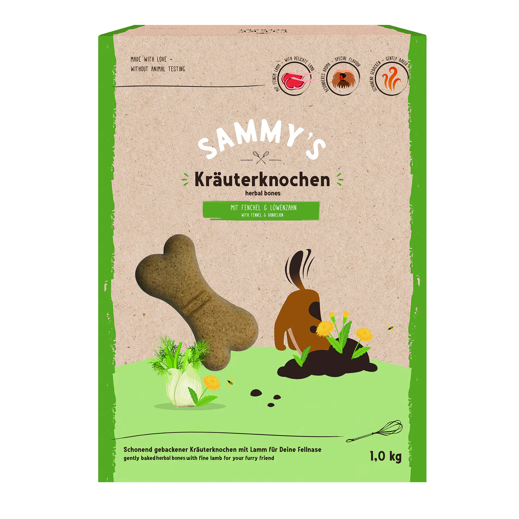 Sammys Kräuterknochen 1 kg