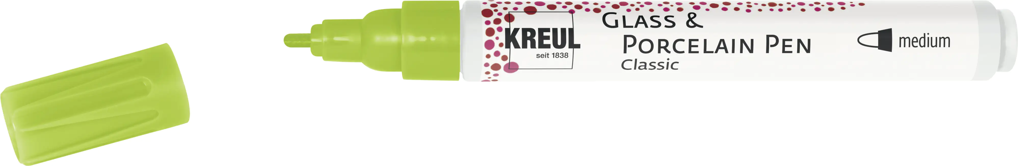 Kreul Glass & Porcelain Pen Classic reseda 2 - 4 mm