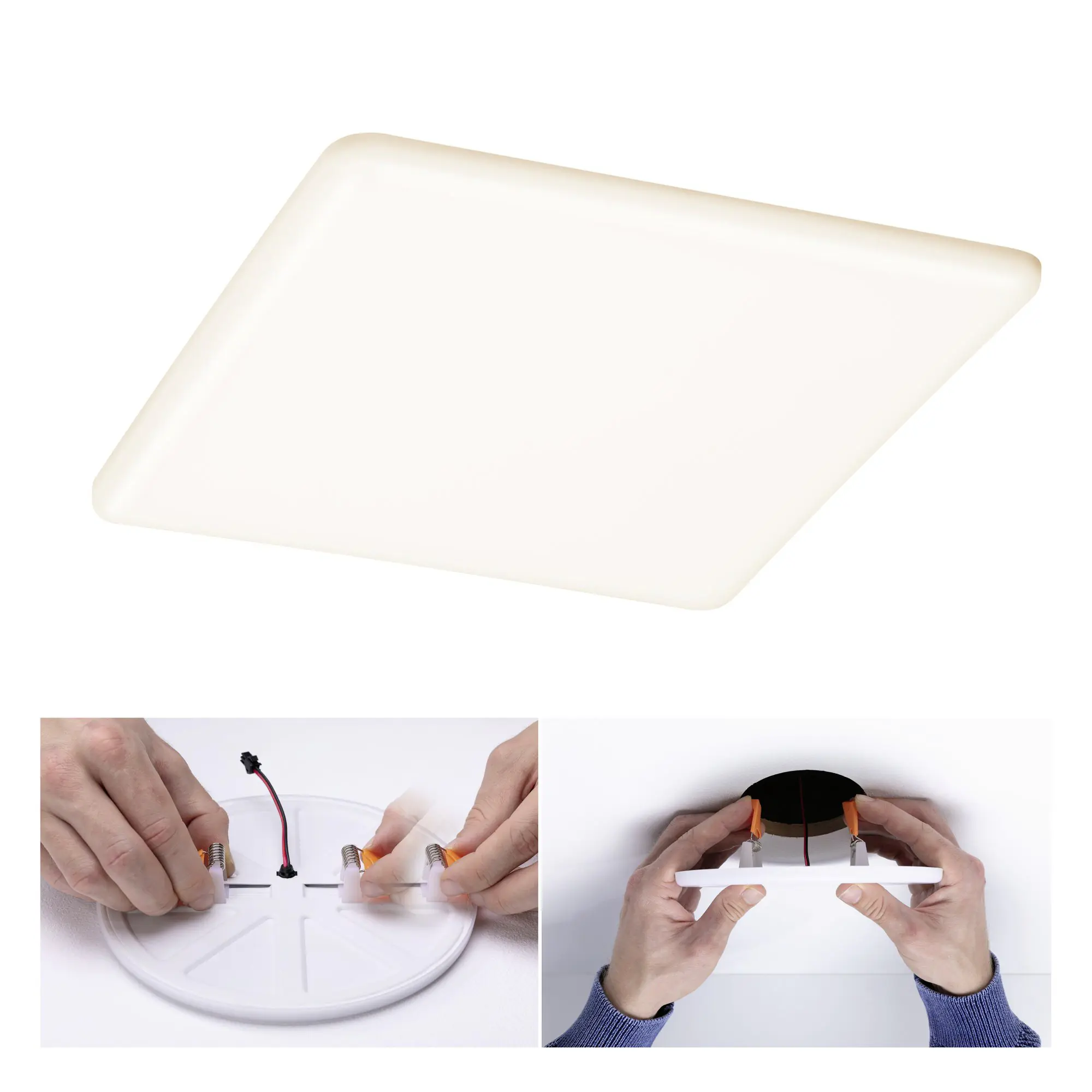 Paulmann Einbauleuchte LED Veluna Varifit WhiteSwitch eckig 18,5 cm 14 W