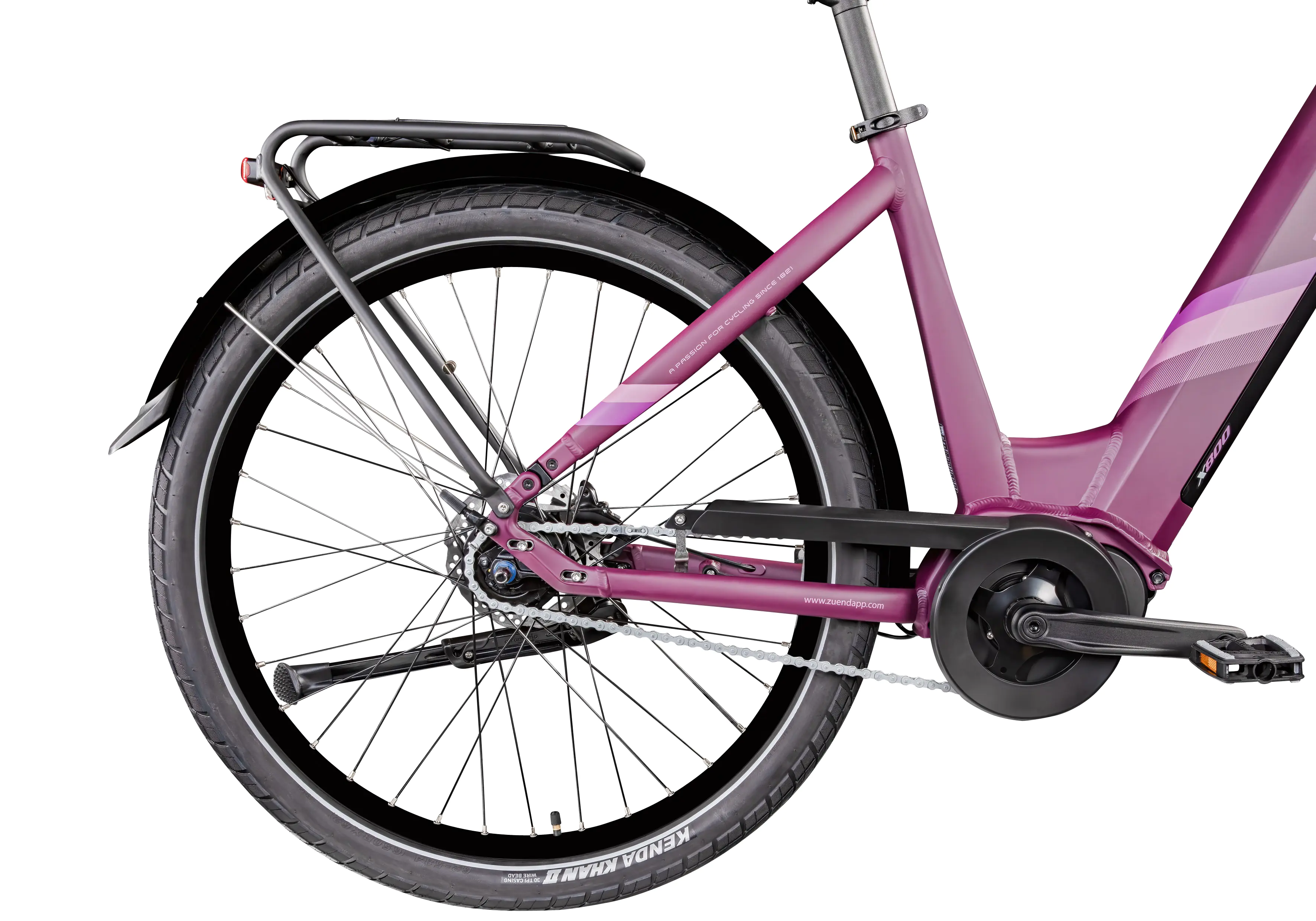 Zündapp E-Bike City X800 27,5 Zoll 7-Gang 550 Wh purple violet