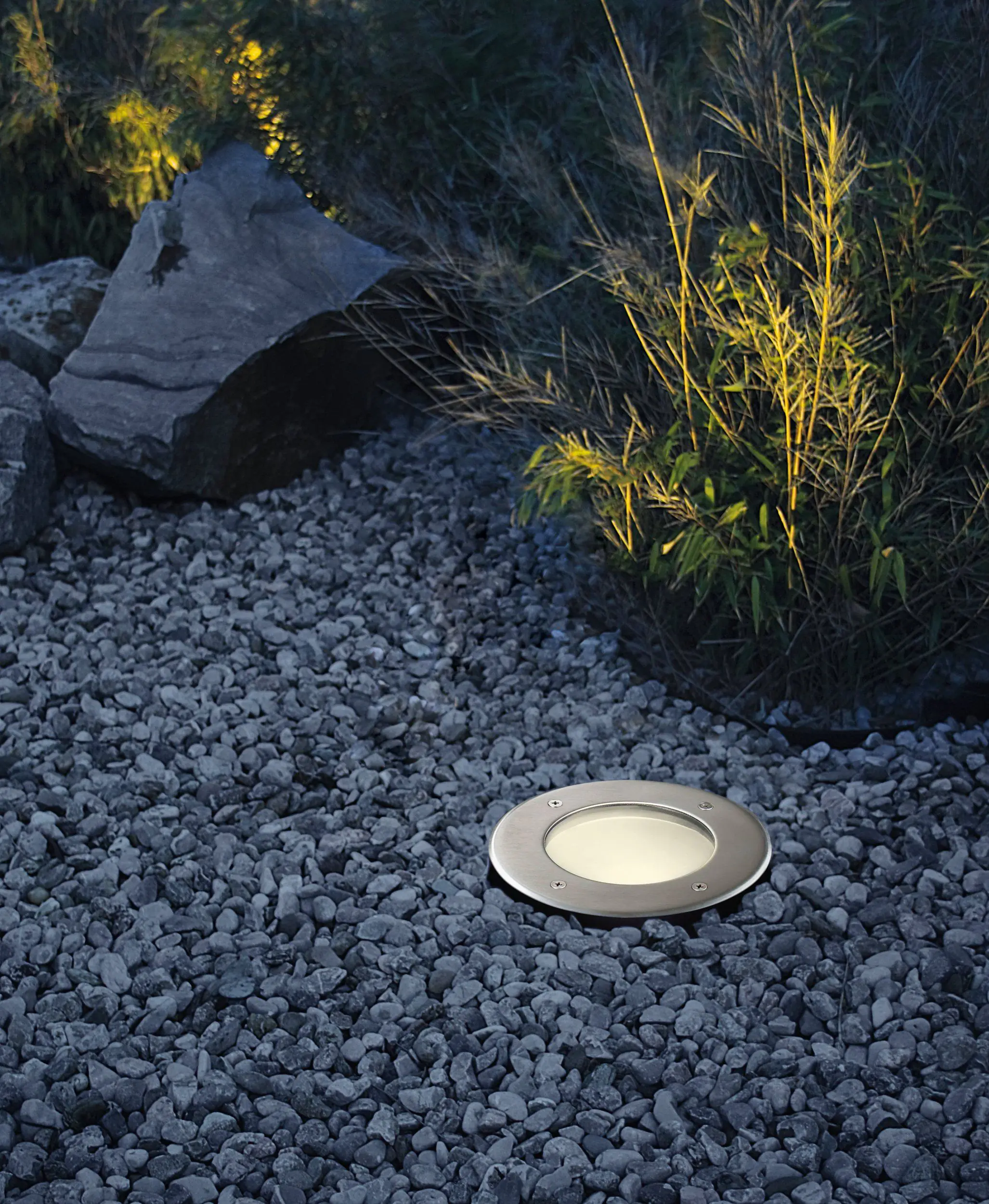 Eglo LED Außen-Einbauleuchte Lamedo Ø 10 cm warmweiß