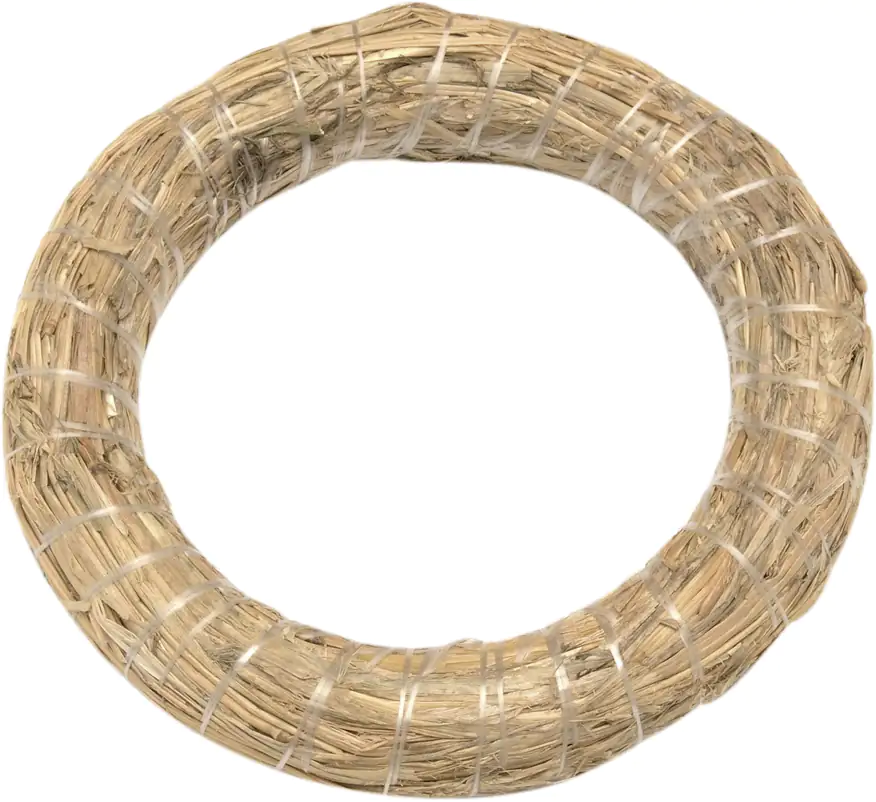 Glorex Strohkranz natur, Ø 20 cm