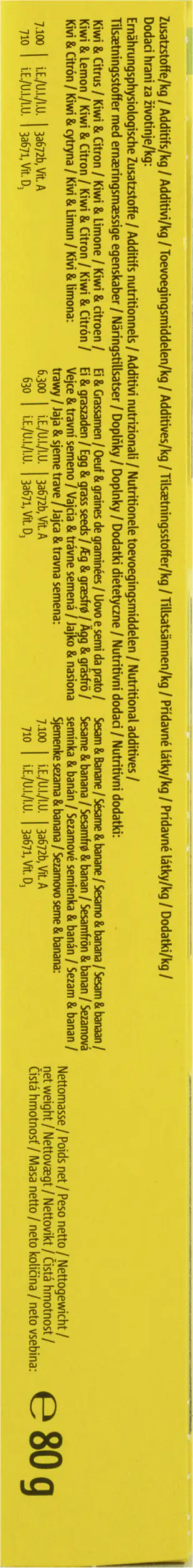 Vitakraft Kräcker® Trio Ei Kiwi Banane 3 Stück / 80 g