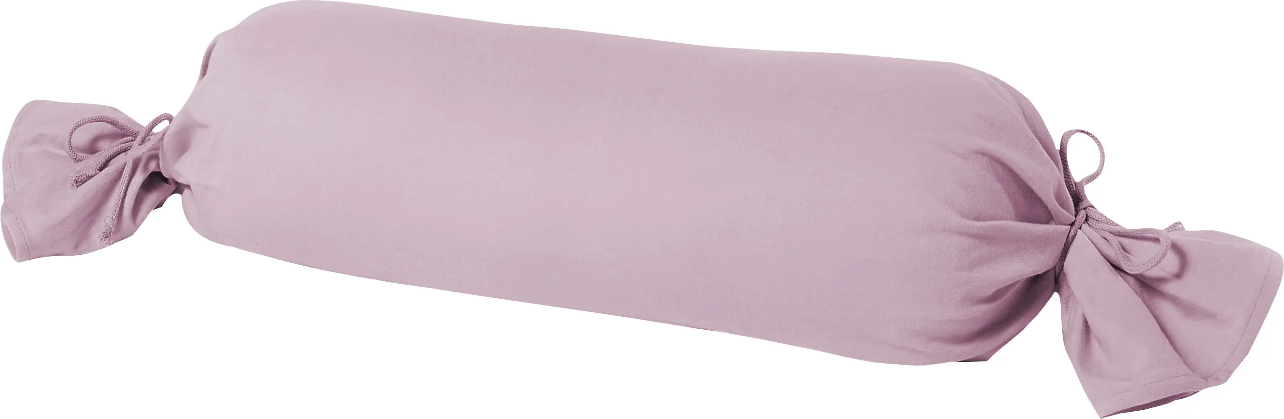 Mako Kissenbezug Feinjersey für Nackenrolle 15 x 40 cm mauve  Mako Kissenbezug Feinjersey für Nackenrolle 15 x 40 cm mauve