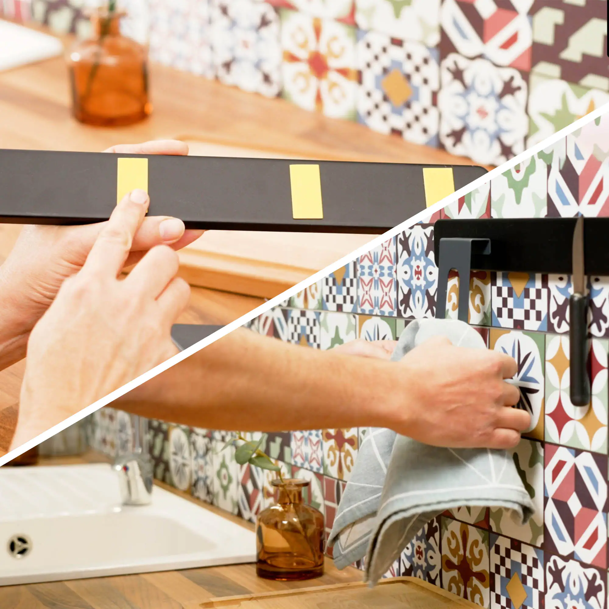 Pattex Kleben statt Bohren Klebe-Strips 10 Klebestreifen je 20 x 40mm, weiß