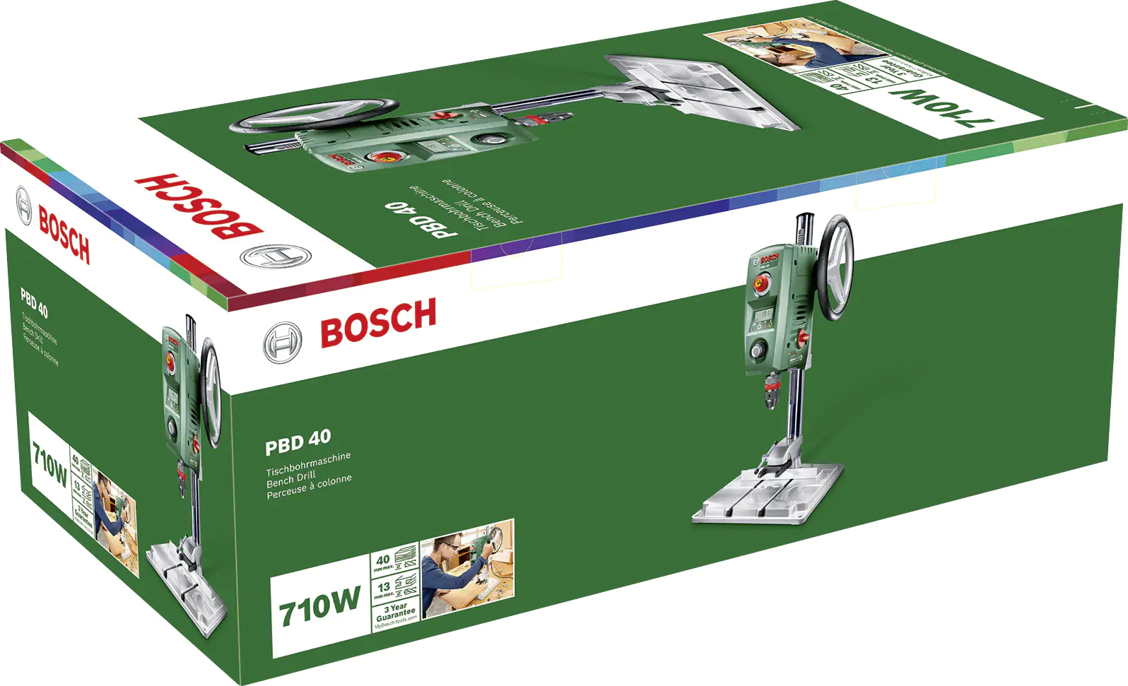 Bosch Tischbohrmaschine PBD 40 710 W