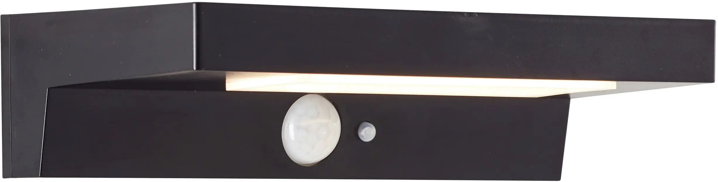 Brilliant Solar-Außenwandleuchte Barker 3W neutralweiß Bewegungsmelder