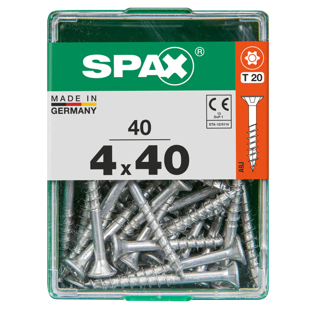 Spax Universalschrauben 4.0 x 40 mm TX 20 - 40 Stk.