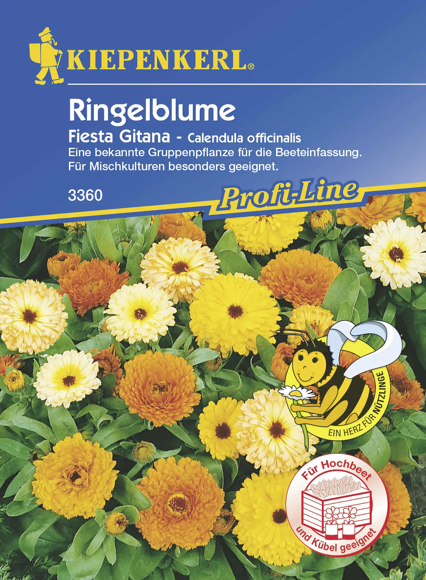 Kiepenkerl Ringelblume Fiesta Gitana Inhalt reicht für ca. 60 Pflanzen Kiepenkerl Ringelblume Fiesta Gitana Inhalt reicht für ca. 60 Pflanzen