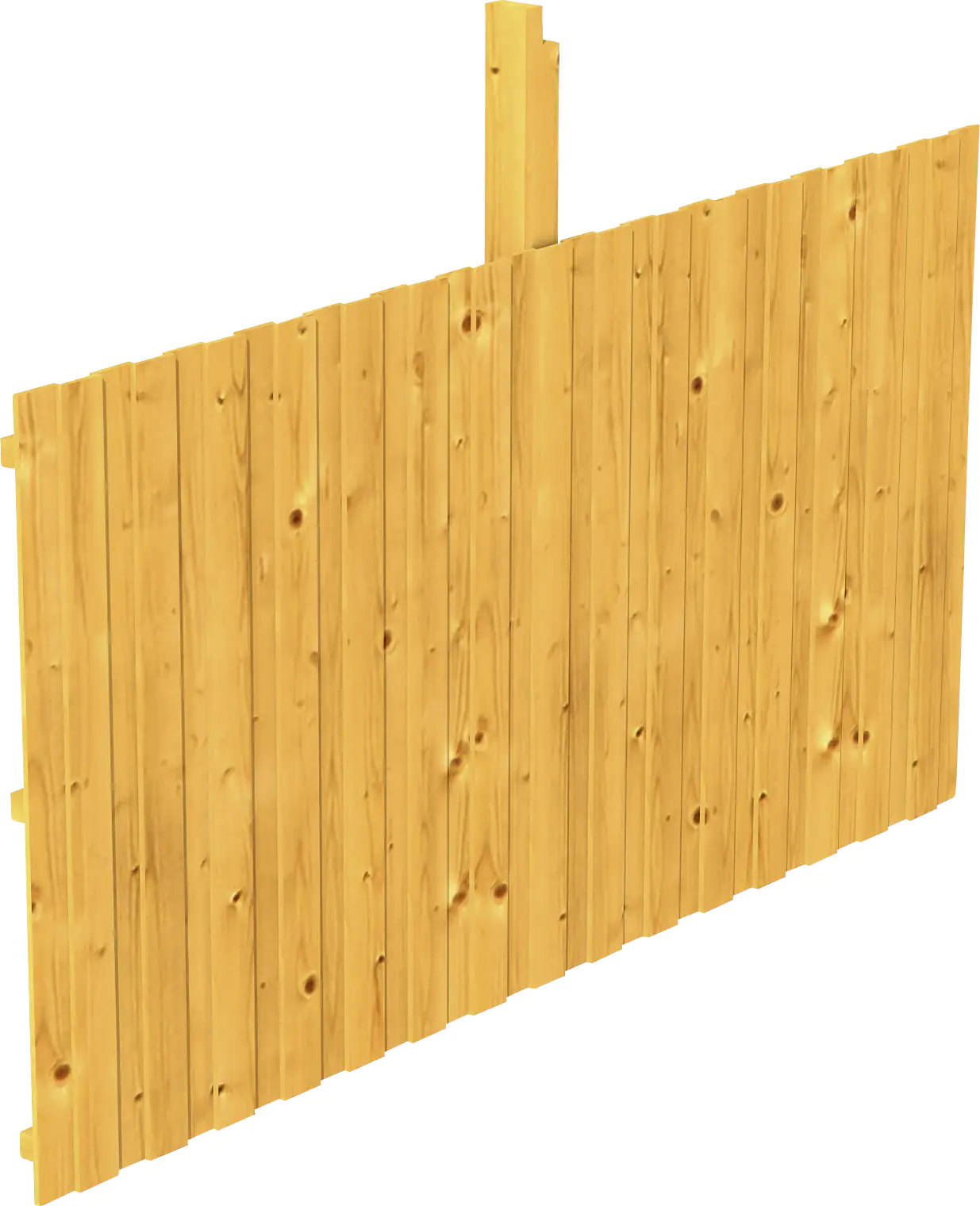 SKAN HOLZ Rückwand Deckelschalung 341 x 180 cm Fichte