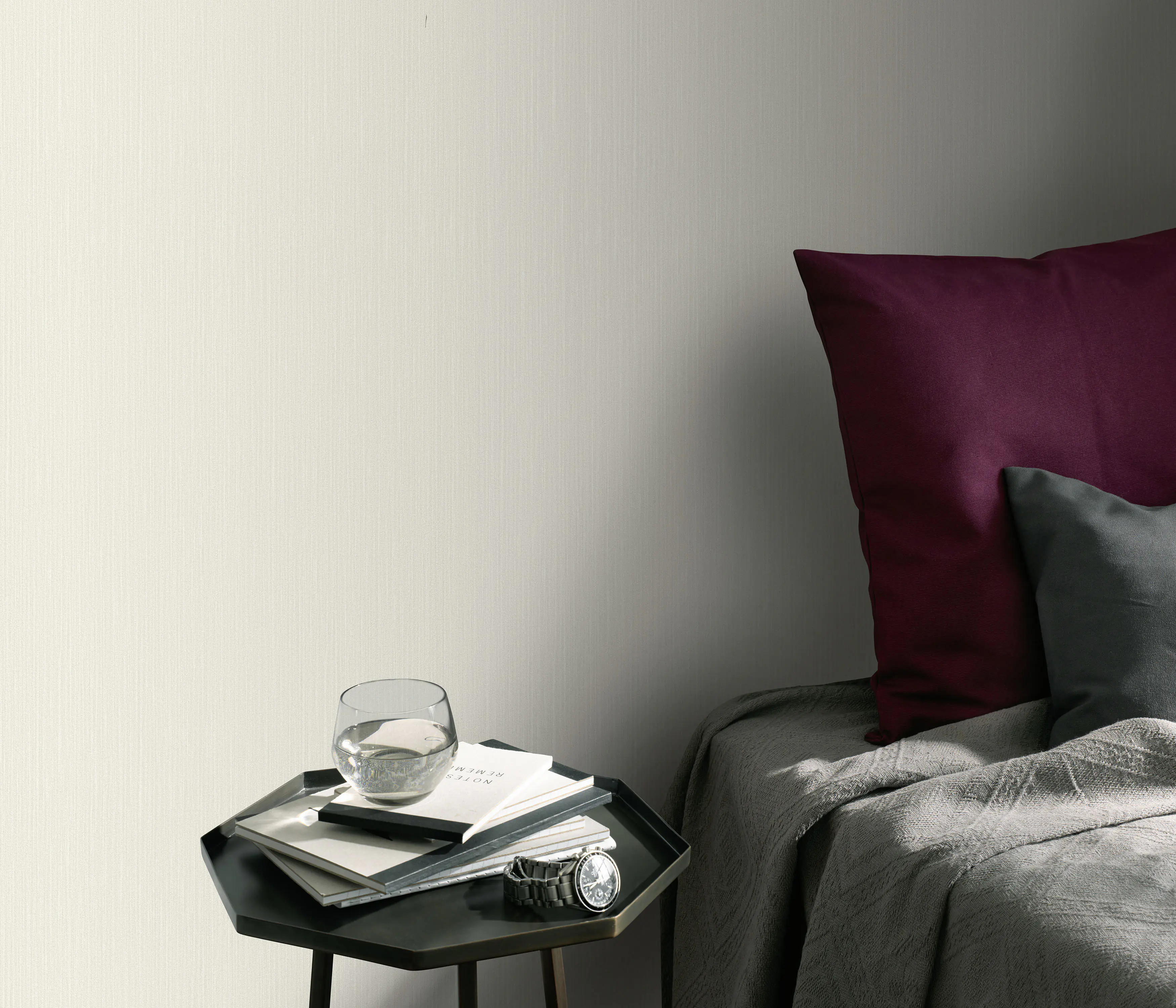 Erismann Vliestapete 10171-37 ELLE Decoration uni taupe 10,05 x 0,53 m