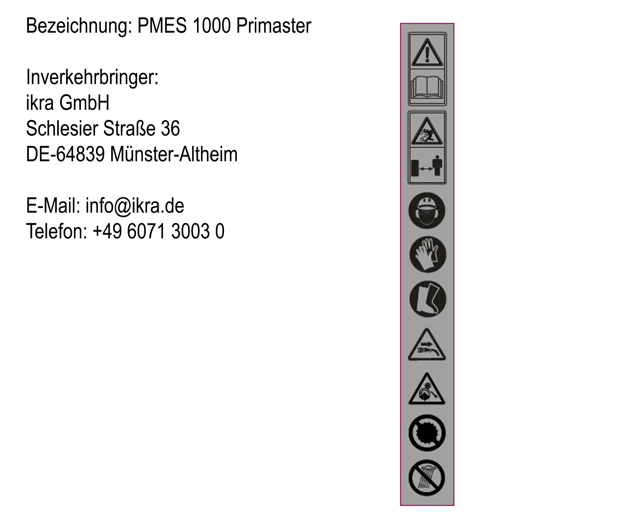 Primaster Elektro Sense PMES 1000 W Primaster Elektro Sense PMES 1000 W