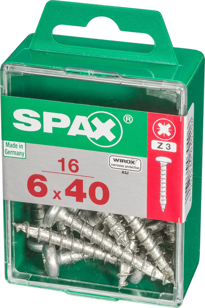 Spax Universalschrauben 6.0 x 40 mm TX 30 - 16 Stk.