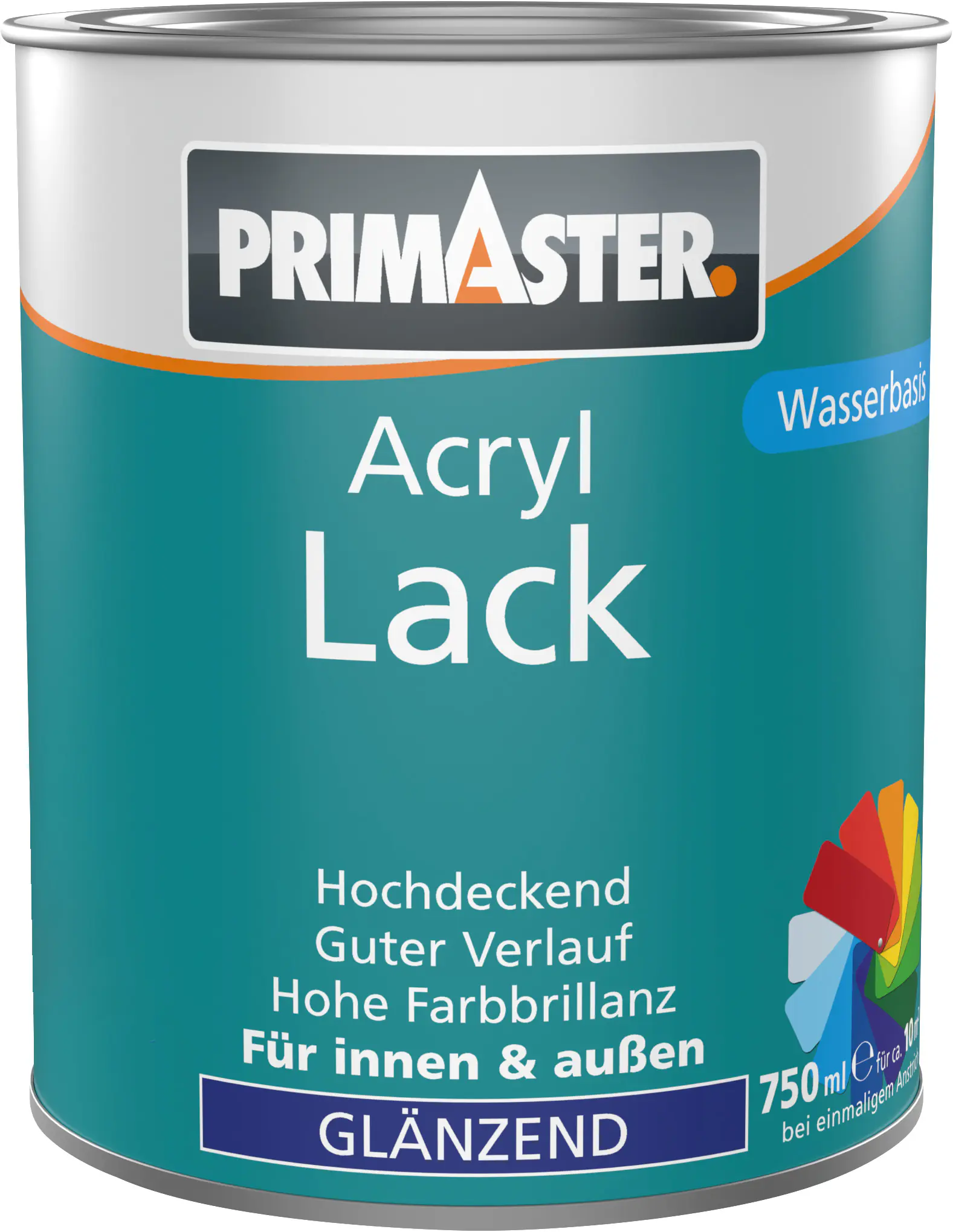 Primaster Acryl Lack silbergrau glänzend 750 ml Primaster Acryl Lack silbergrau glänzend 750 ml
